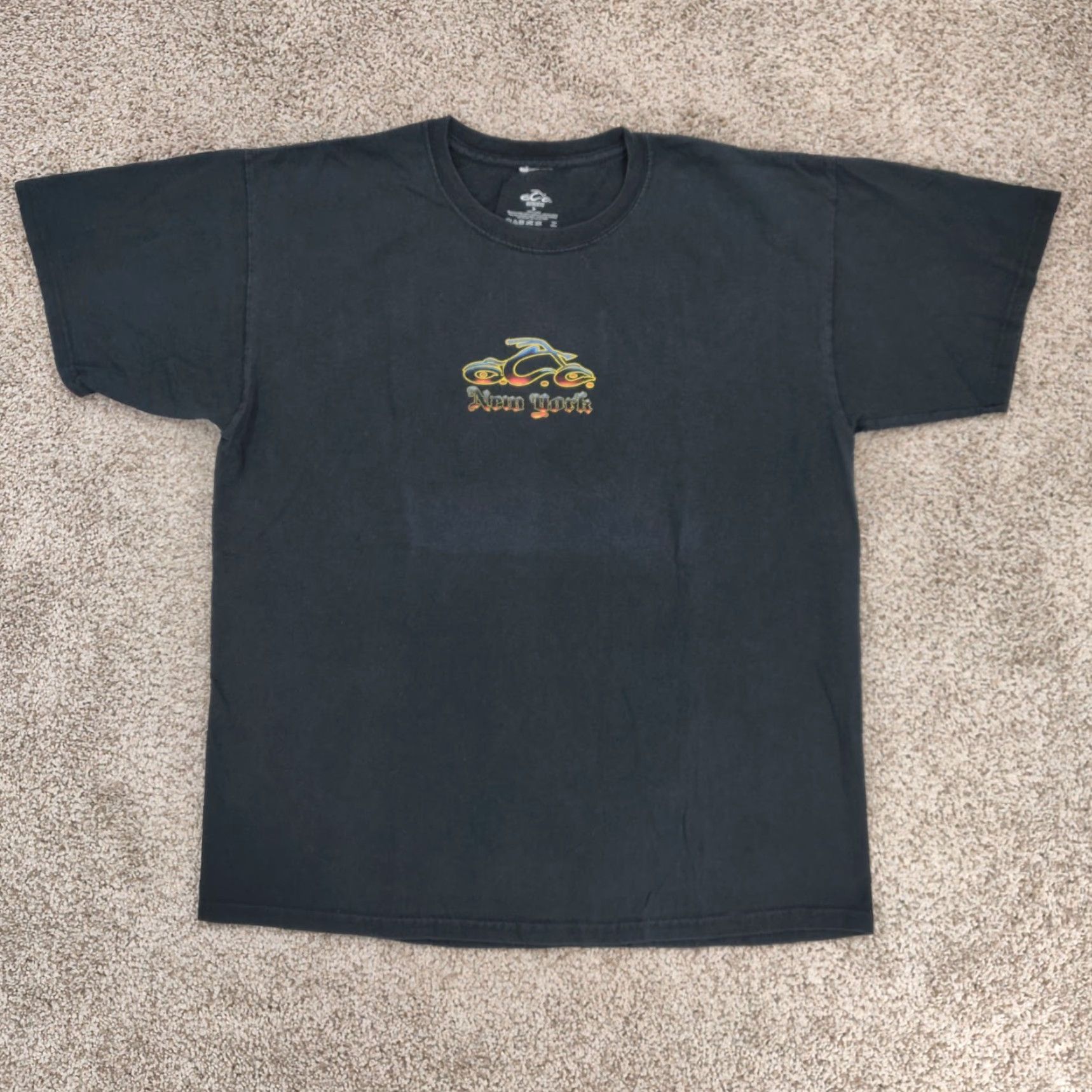 Vintage VINTAGE Orange County Choppers Shirt Mens L Black 90s Biker Motorcycle Graphic Print Double-Sided Crew Neck Cotton T-Shirt Yellow? Size US L / EU 52-54 / 3 - 2 Thumbnail