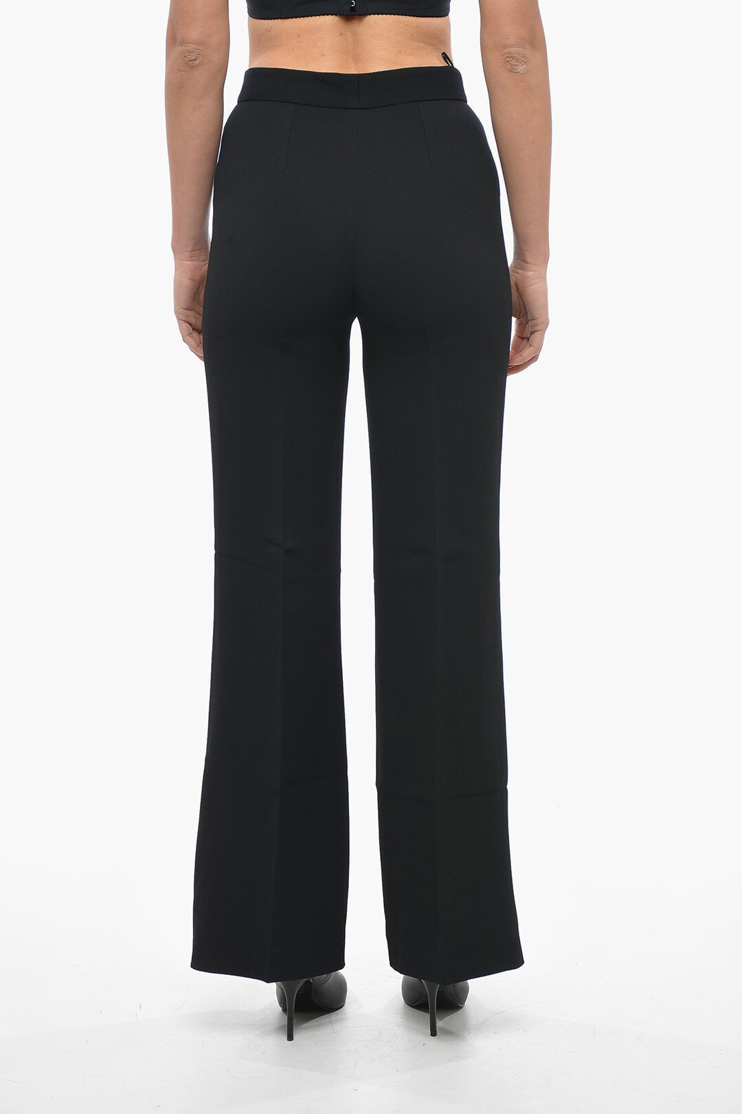 og1mm0824 Hidden Closure With Palazzo Pants in Black