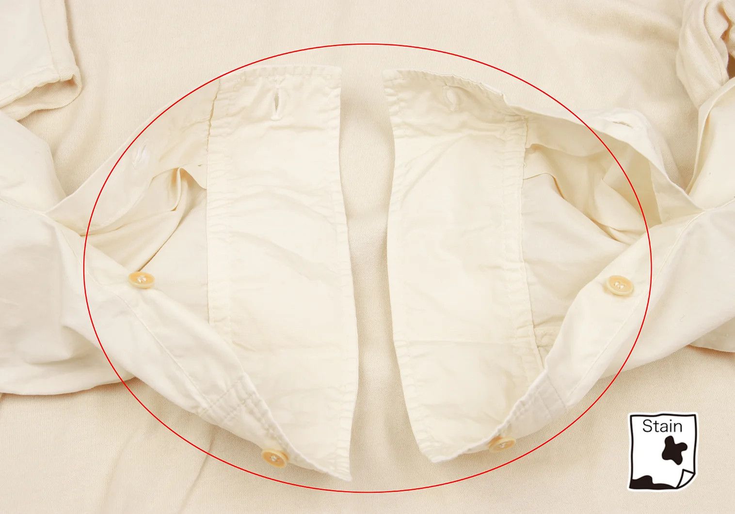 Yohji Yamamoto Yohji Yamamoto Cotton Sleeve Shirt Beige Size US L / EU 52-54 / 3 - 6 Thumbnail