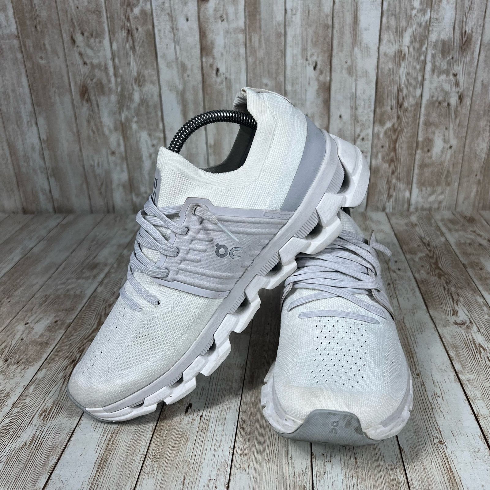 On On Womens cloudswift 3 Womens 10.5 white grey Size US 10.5 / IT 40.5 - 5 Thumbnail