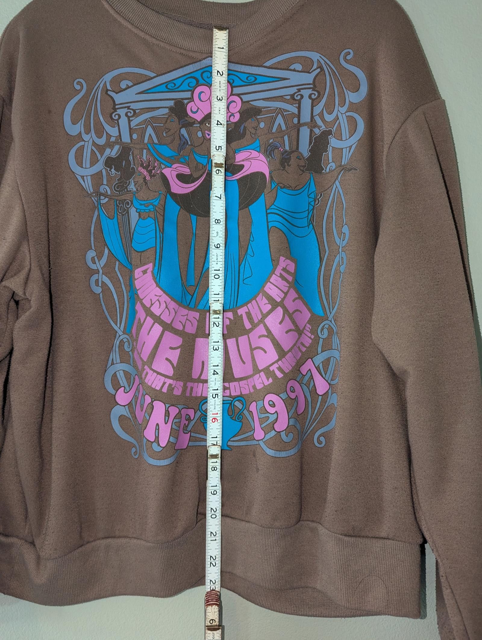 Disney Vintage Disney 1997 The Muses Sweatshirt Pullover Small Size S / US 4 / IT 40 - 9 Thumbnail