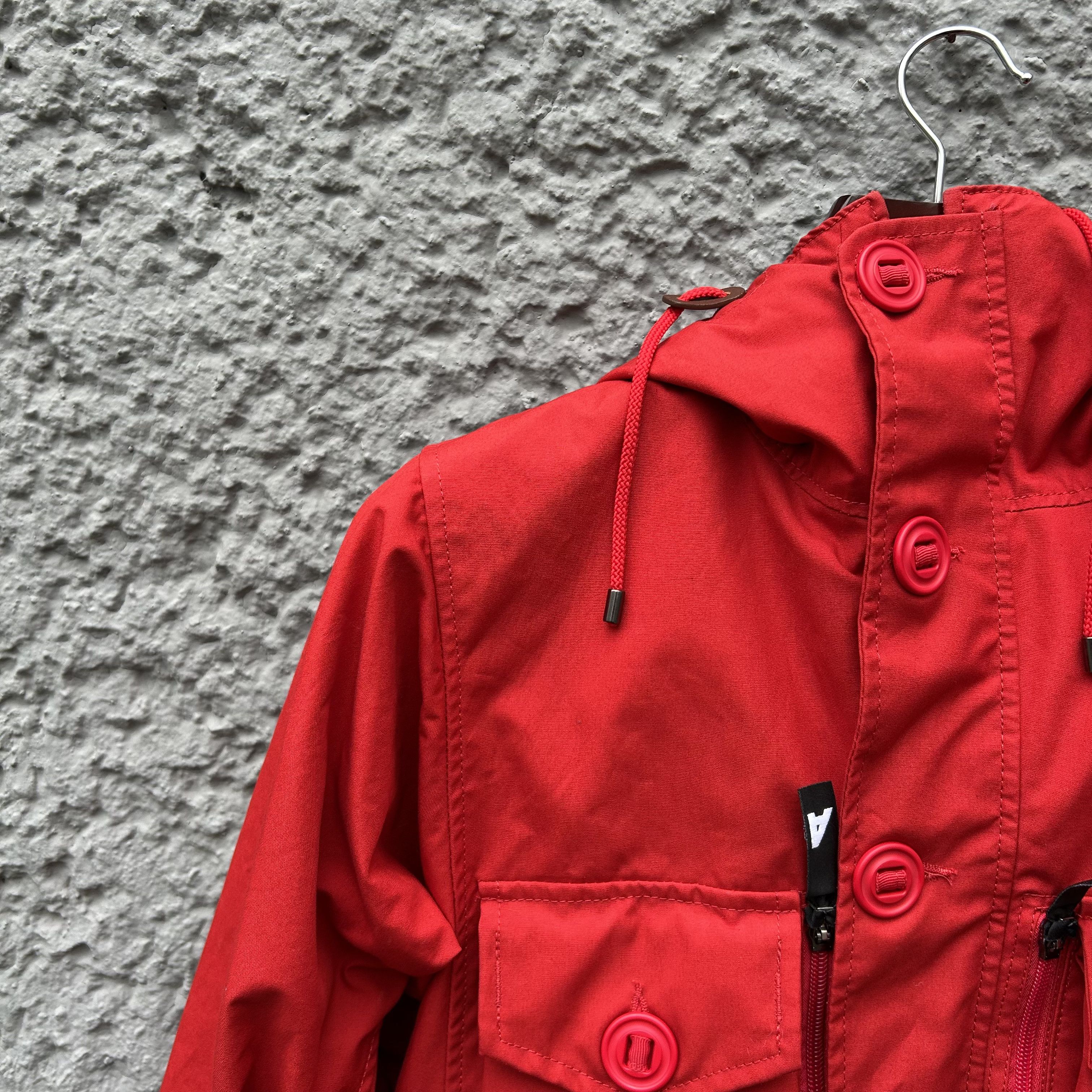 ArkAir × Junya Watanabe Comme des Garcons Junya Watanabe X ArkAir Red Parka S/S19 Size US S / EU 44-46 / 1 - 7 Thumbnail