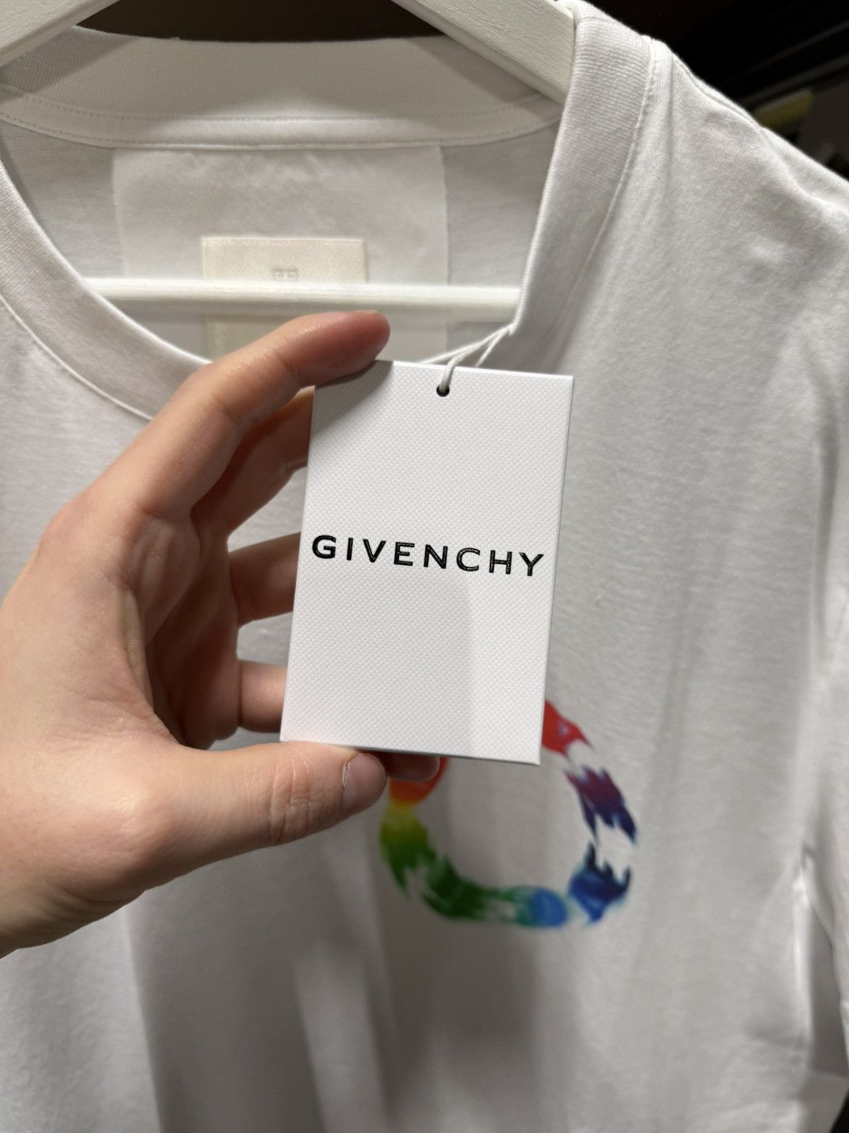 Givenchy Givenchy Logo T-Shirt NEW 650$ Size US XL / EU 56 / 4 - 3 Thumbnail