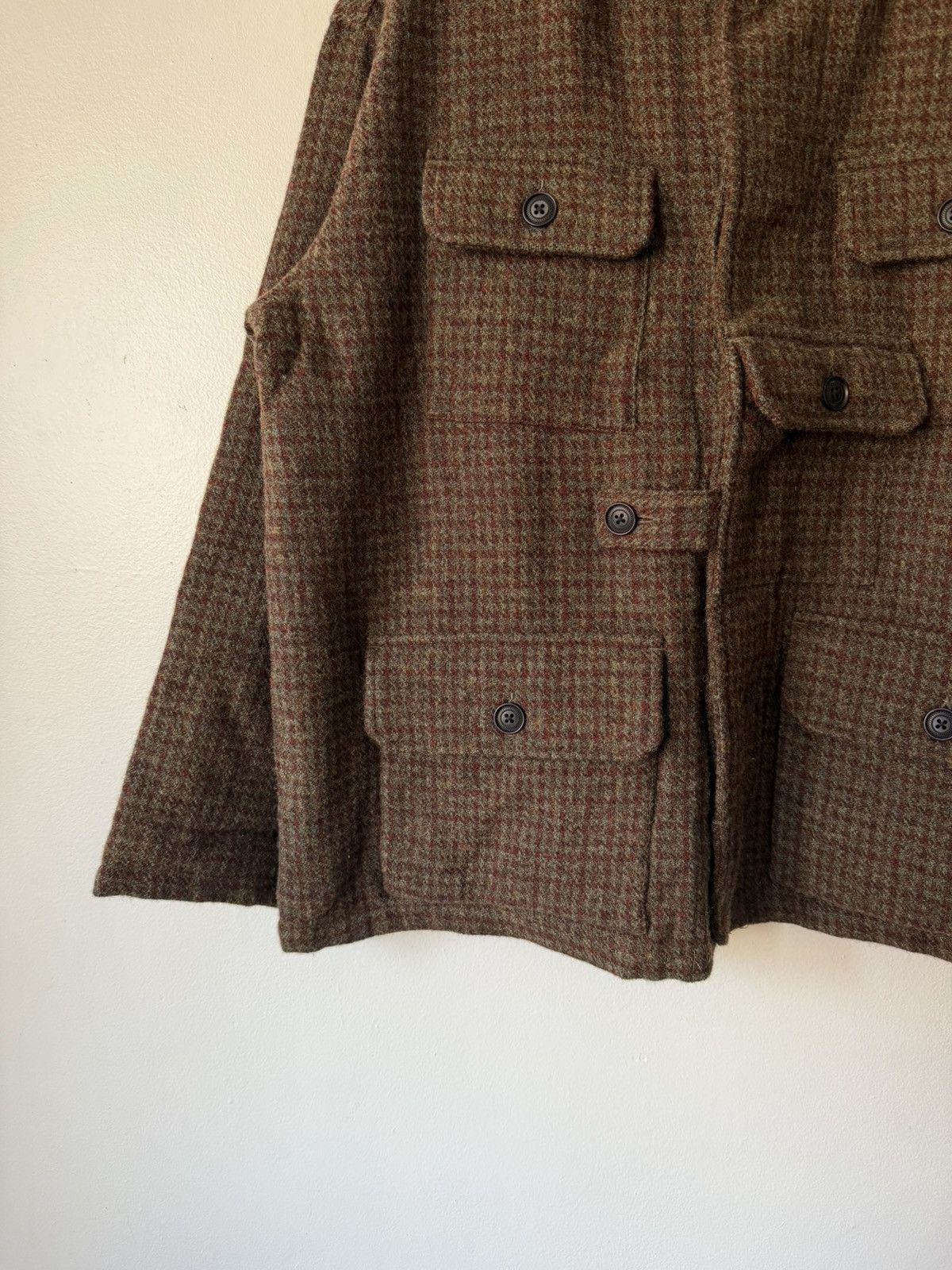 18 East 18 East Houndstooth Wool Lined Hunting Jacket Size US S / EU 44-46 / 1 - 4 Thumbnail