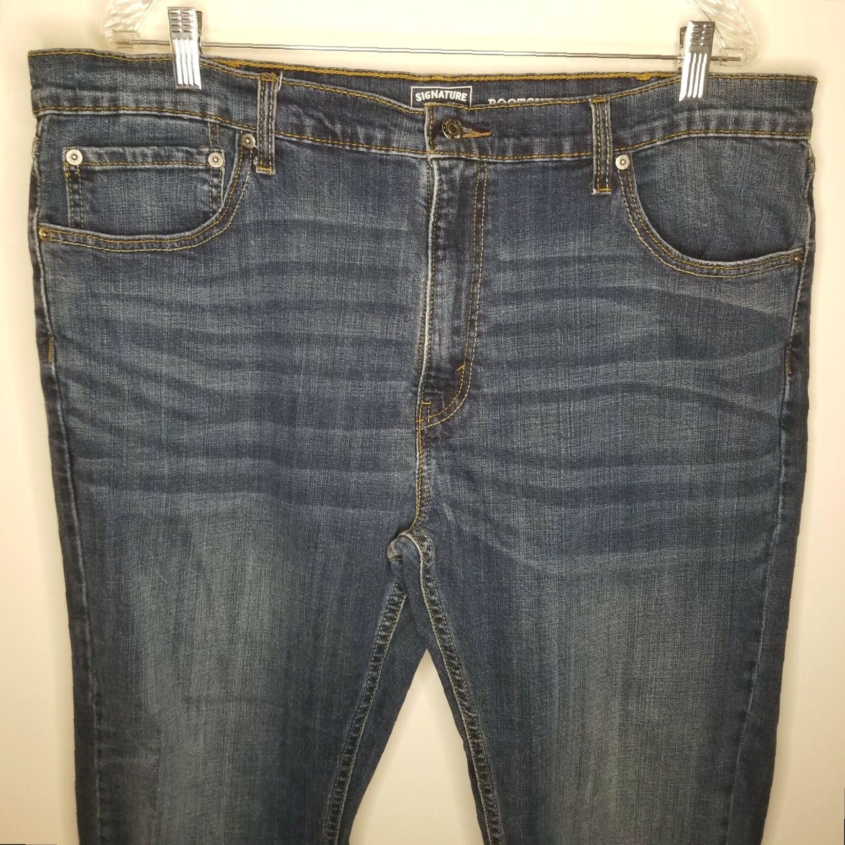 Levi's Levis Bootcut Jeans Mens Blue Size 40x32 Boot Cut Regular Fit Size US 40 / EU 56 - 2 Thumbnail