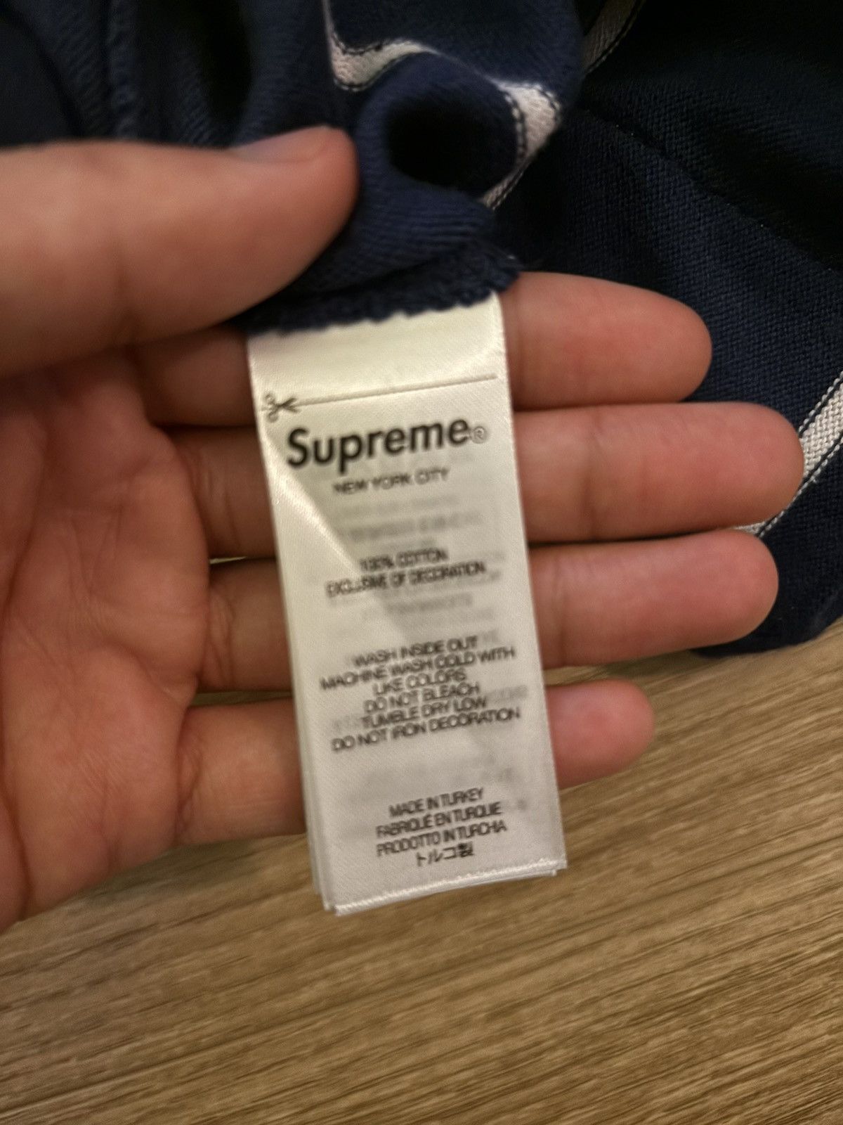 Supreme Supreme stripe raglan l/s top Size US S / EU 44-46 / 1 - 6 Thumbnail