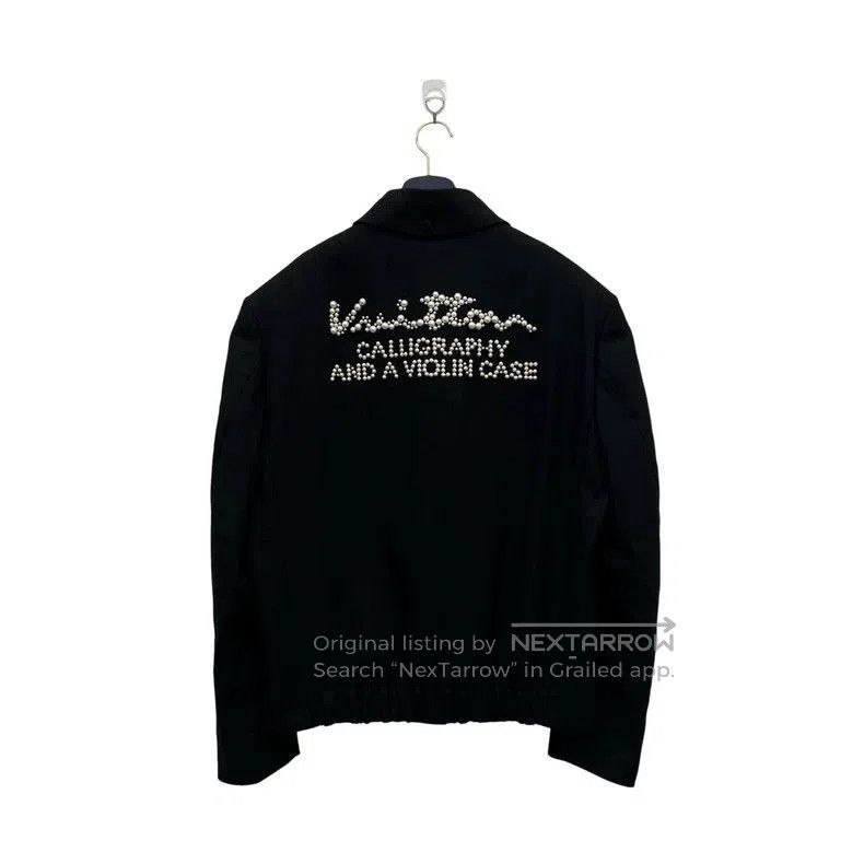 Louis Vuitton Louis Vuitton Wool Pearl Slogan Jacket. Size US L / EU 52-54 / 3 - 4 Thumbnail