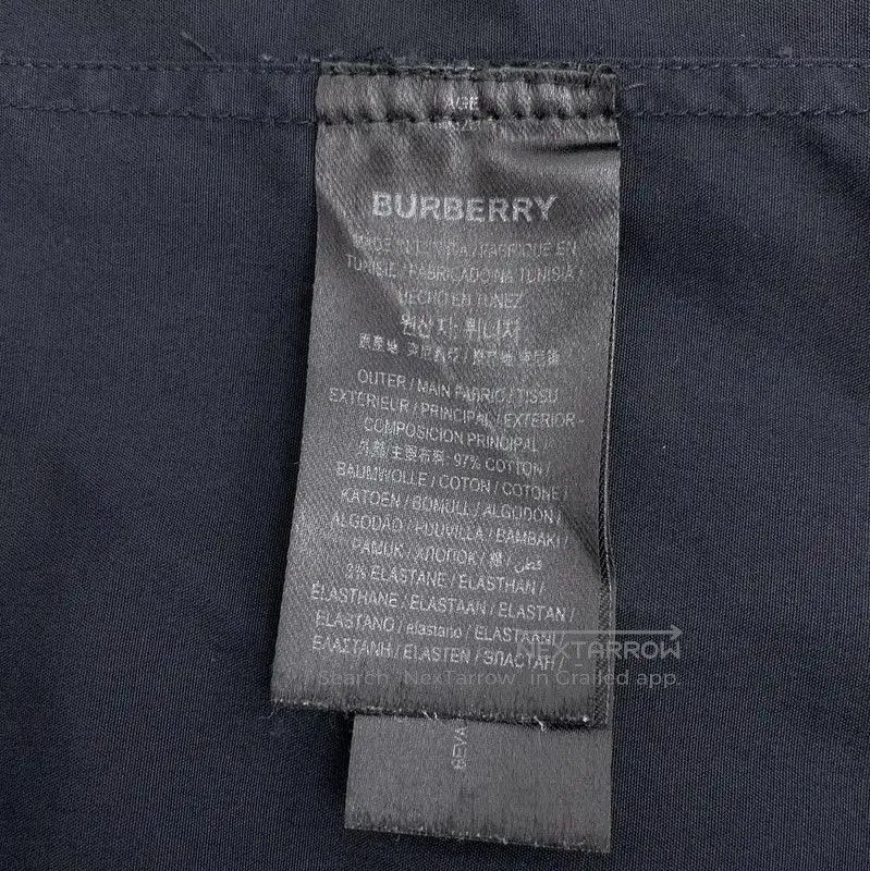 Burberry Burberry Black Cotton Long Sleeve Shirt. Size US S / EU 44-46 / 1 - 7 Thumbnail