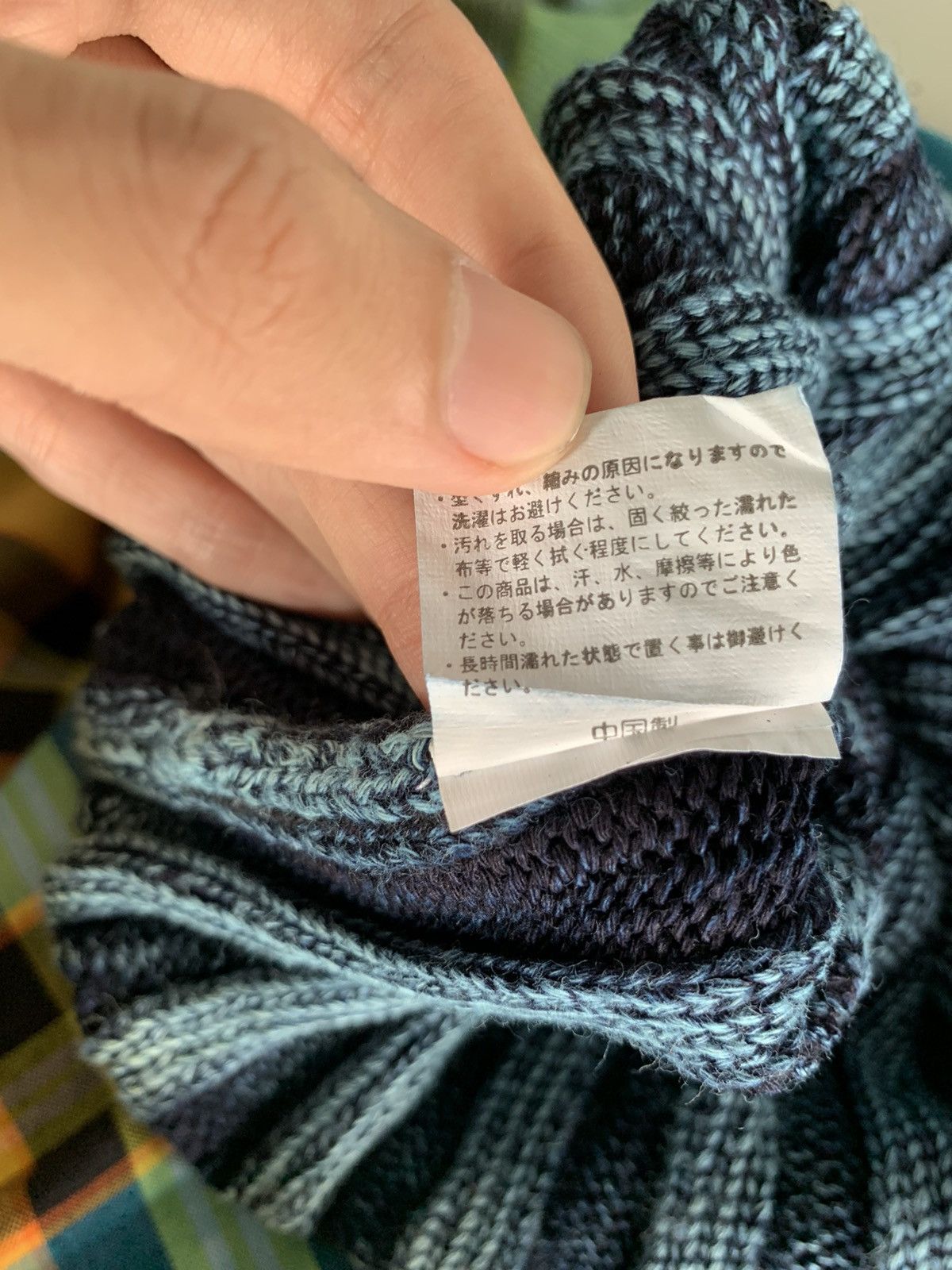Japanese Brand × Kapital × Vintage Japanese Welkem Blue Indigo Beanie Hats Size ONE SIZE - 15 Thumbnail