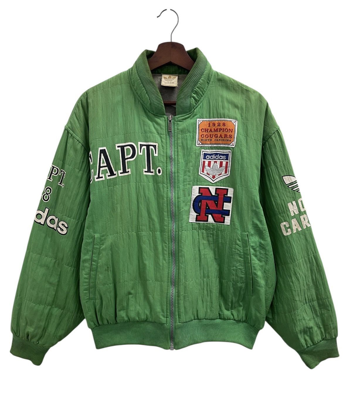 Adidas Vintage Adidas Patches Bomber Jacket Size US M / EU 48-50 / 2 - 7 Thumbnail