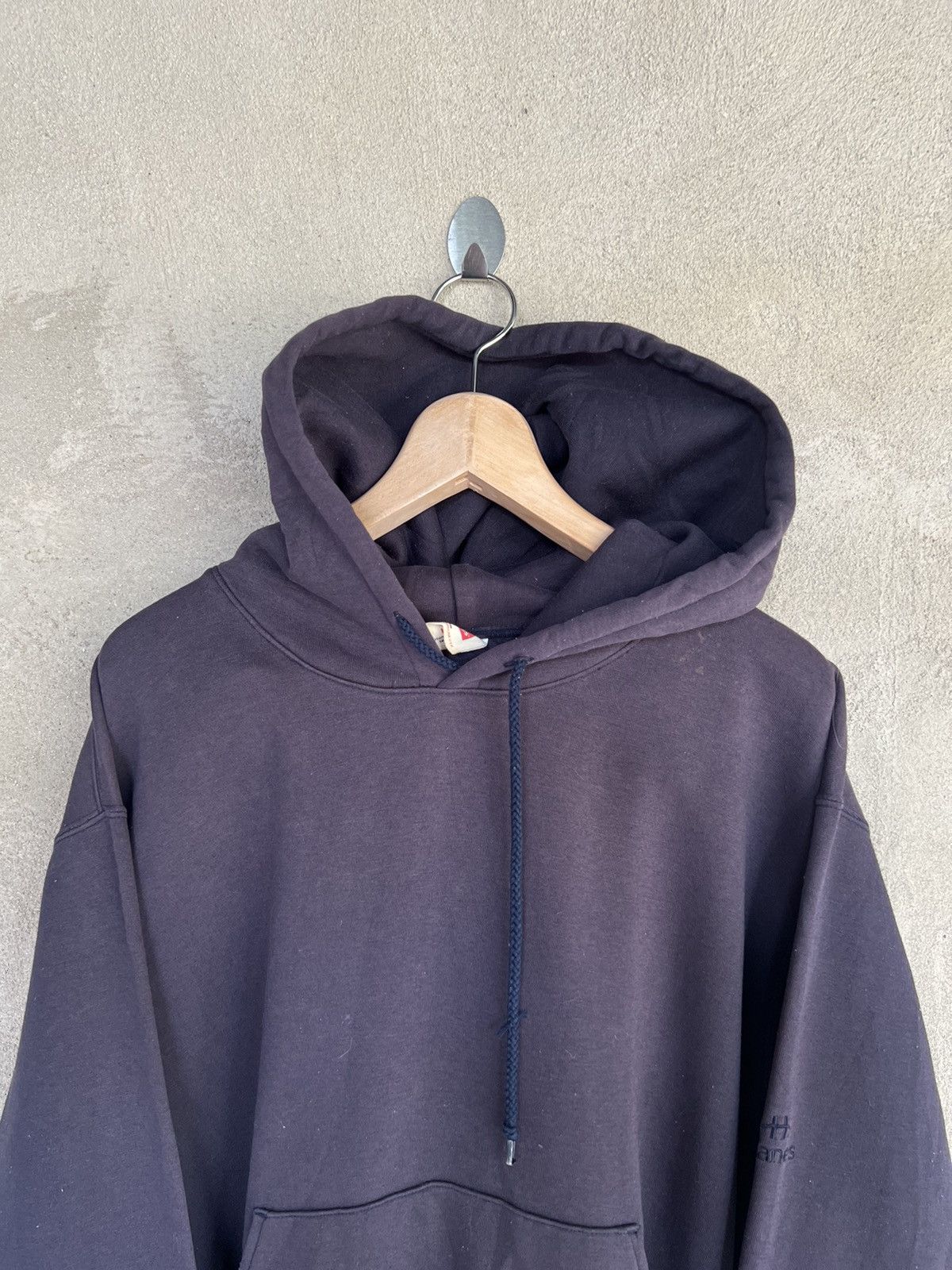 Hanes × Vintage Vintage Hanes Faded Hoodies Size US L / EU 52-54 / 3 - 3 Thumbnail