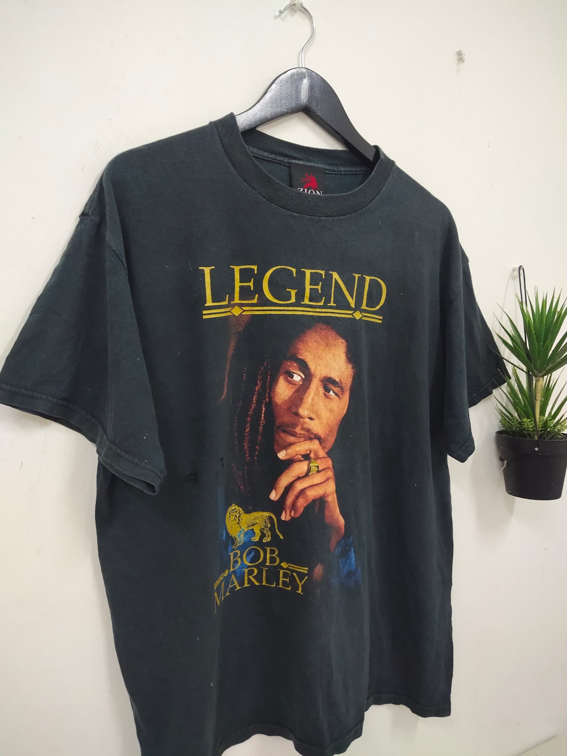 Band Tees Vintage 90s Bob Marley Photoprint band tshirt Size US L / EU 52-54 / 3 - 3 Thumbnail