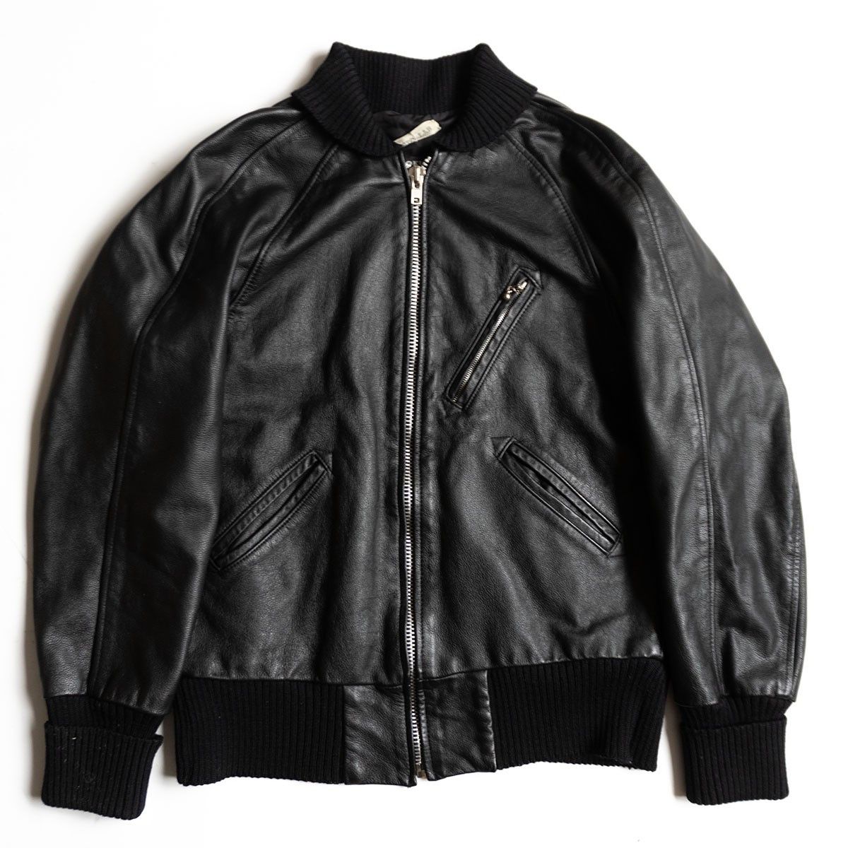 Skookum Skookum Leather varsity jacket Black Size 40 Size US XXS / EU 40 - 1 Thumbnail