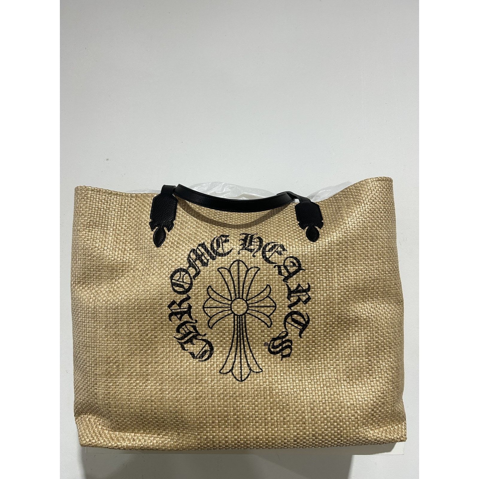 クロムハーツ CHROME HEARTS HORSESHOE BEACH BAG CHROME HEARTS Horseshoe Beach Bag Tote Summer Scroll Label