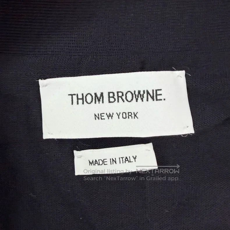 Thom Browne Thom Browne Black Wool Open-Cardigan Size US M / EU 48-50 / 2 - 3 Thumbnail