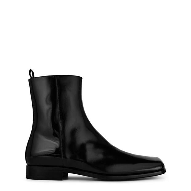 Prada PRADA Tronchetti Leather Chelsea Boots Size US 9 / EU 42 - 1 Thumbnail