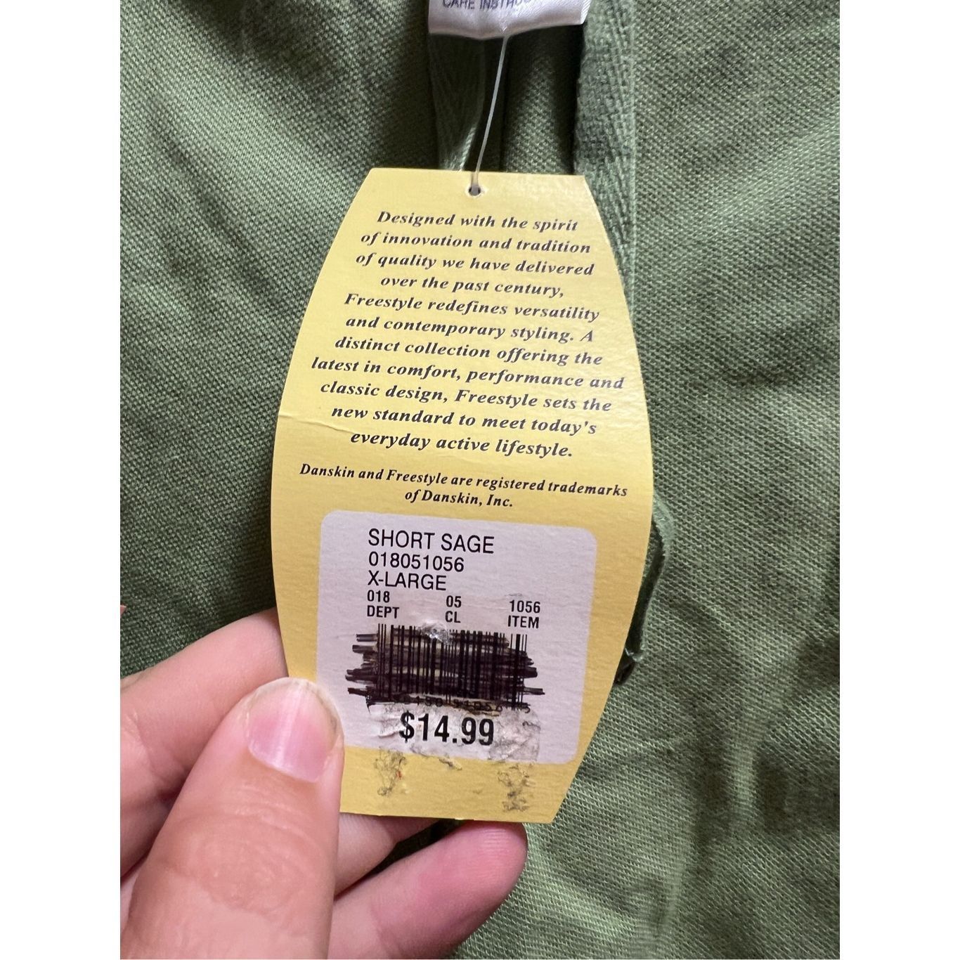 Other Freestyle By Danskin Green Shorts Woman’s Size XL NEW Size 32" / US 10 / IT 46 - 10 Thumbnail
