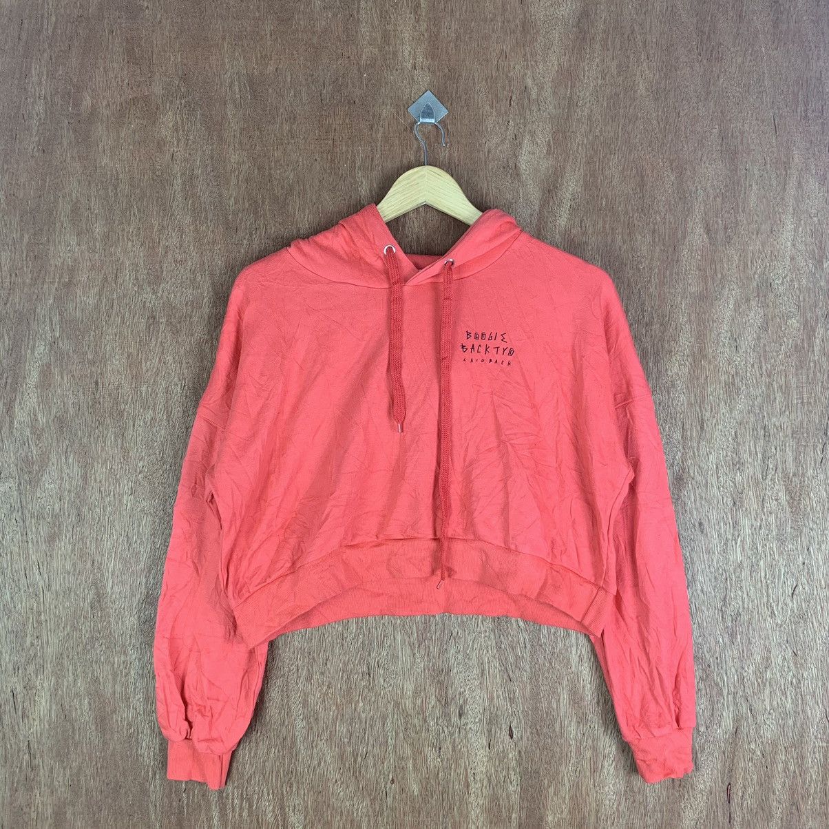 Japanese Brand Vintage WWG Boafie Back Short Sweatshirt Hoodie #K01544 Size US M / EU 48-50 / 2 - 1 Thumbnail