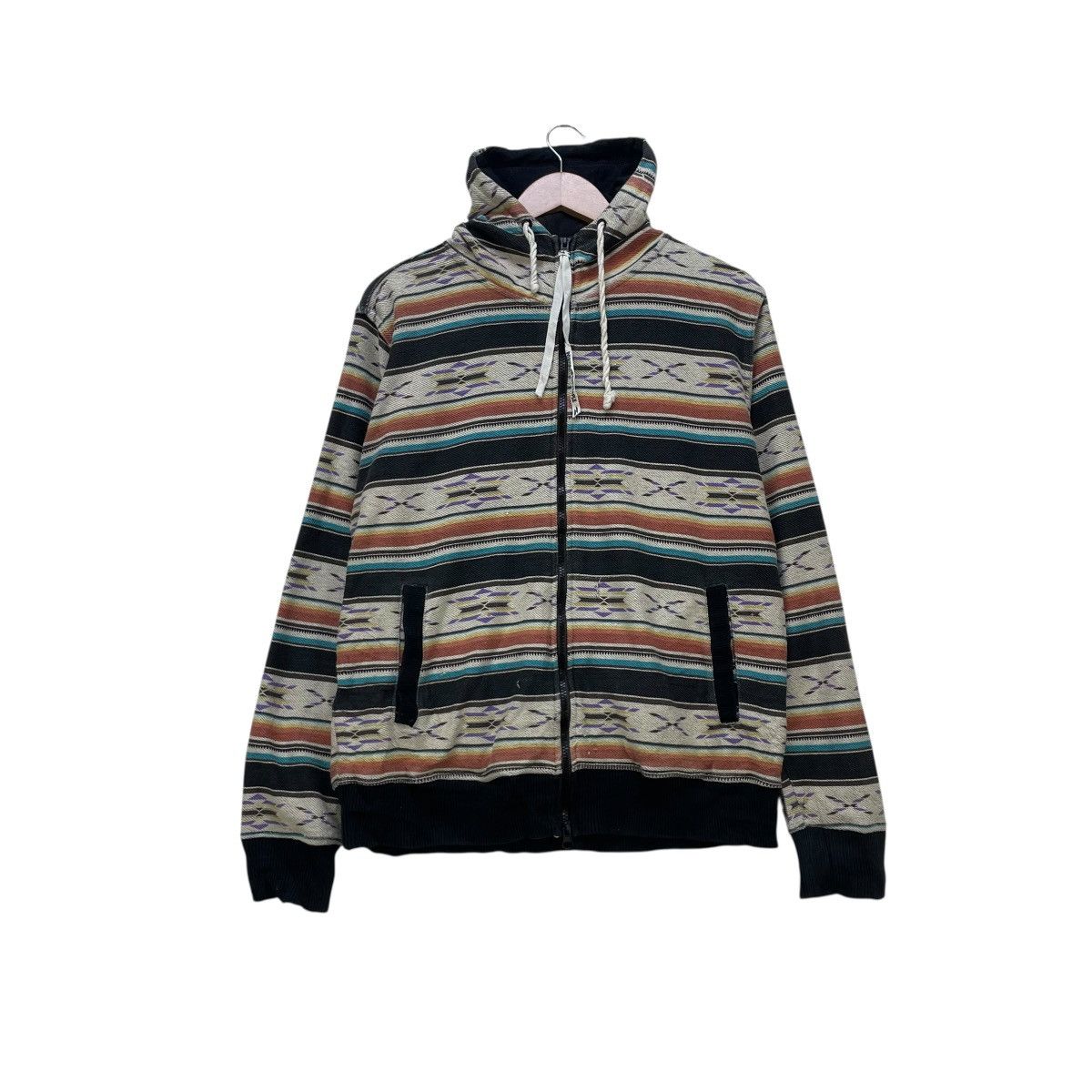 Native 💥Vintage Power The People Culture Mix Zip Up Native Jacket Size US M / EU 48-50 / 2 - 1 Thumbnail
