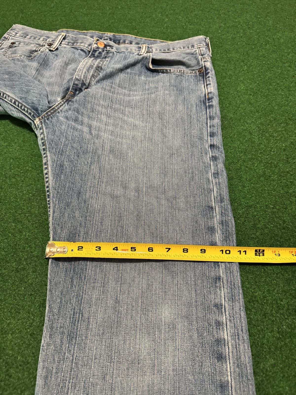 Levi's Vintage Clothing Vintage Levis 569 Loose Straight Baggy Y2K 39x29 Jeans Size US 39 - 8 Thumbnail