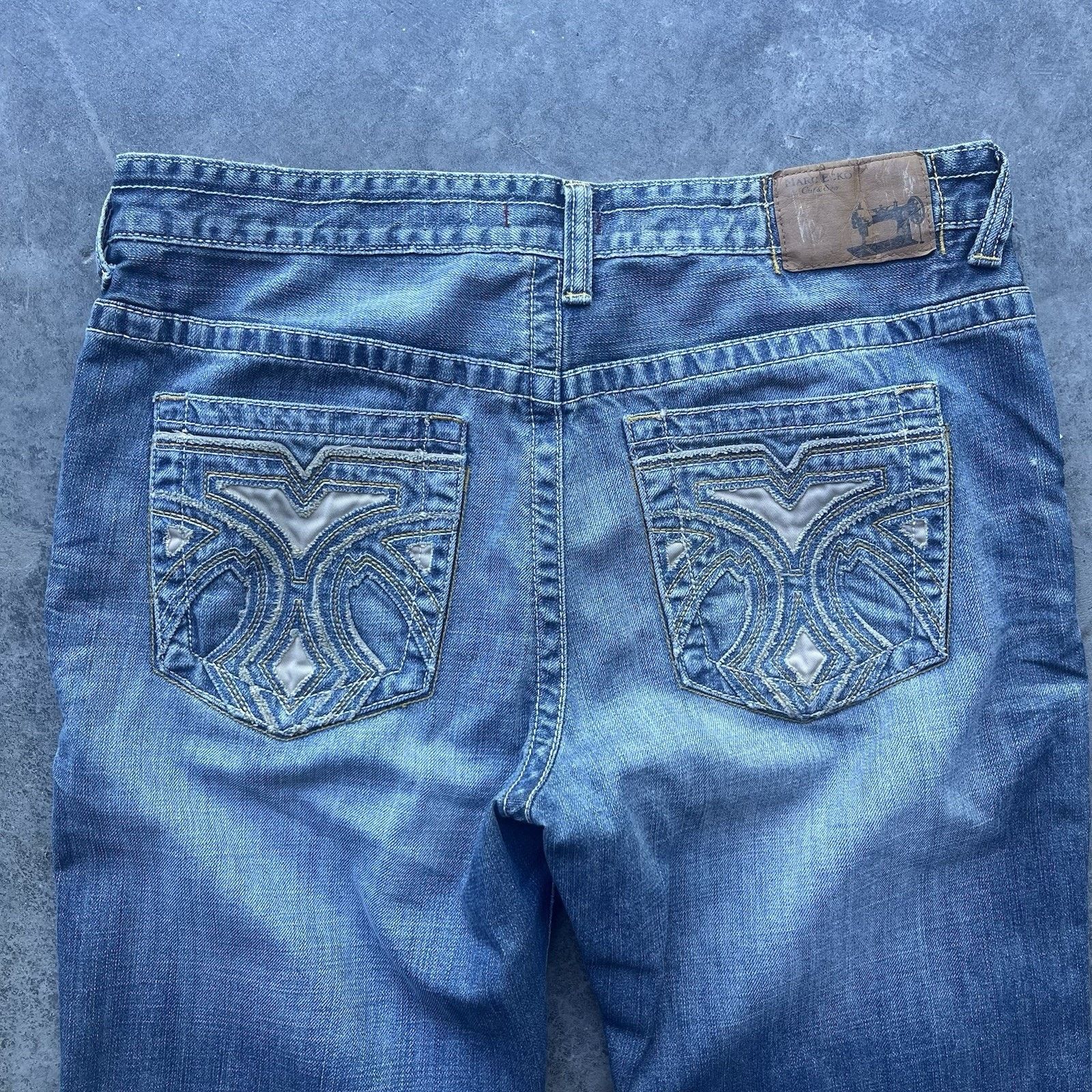 Ecko Unltd. Y2K Marc Ecko Baggy Jeans Men’s 36 X 32 Medium Faded Wash Em Size US 36 / EU 52 - 2 Thumbnail