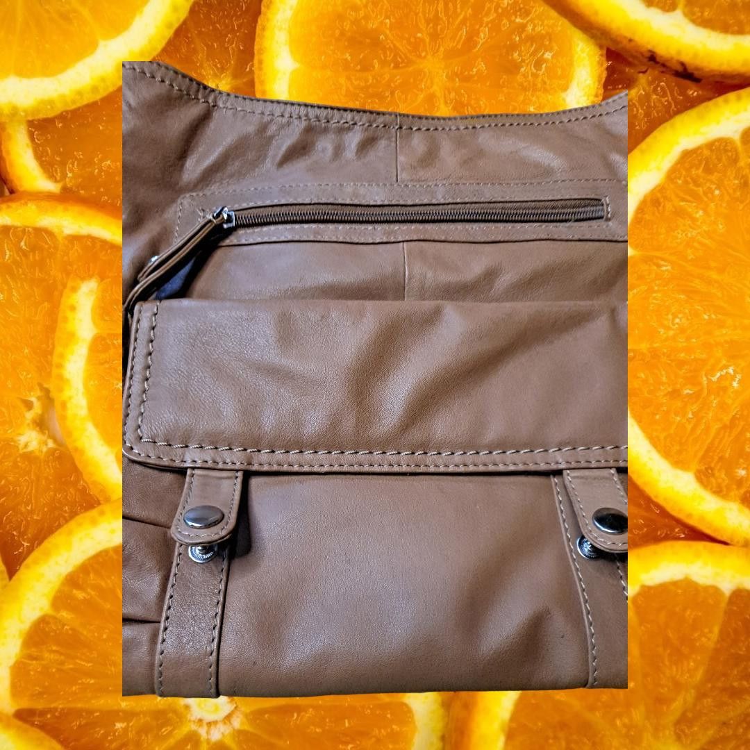 Other Great American Leatherworks Tan Leather Hobo/Shoulder Bag/Pu Size ONE SIZE - 2 Thumbnail