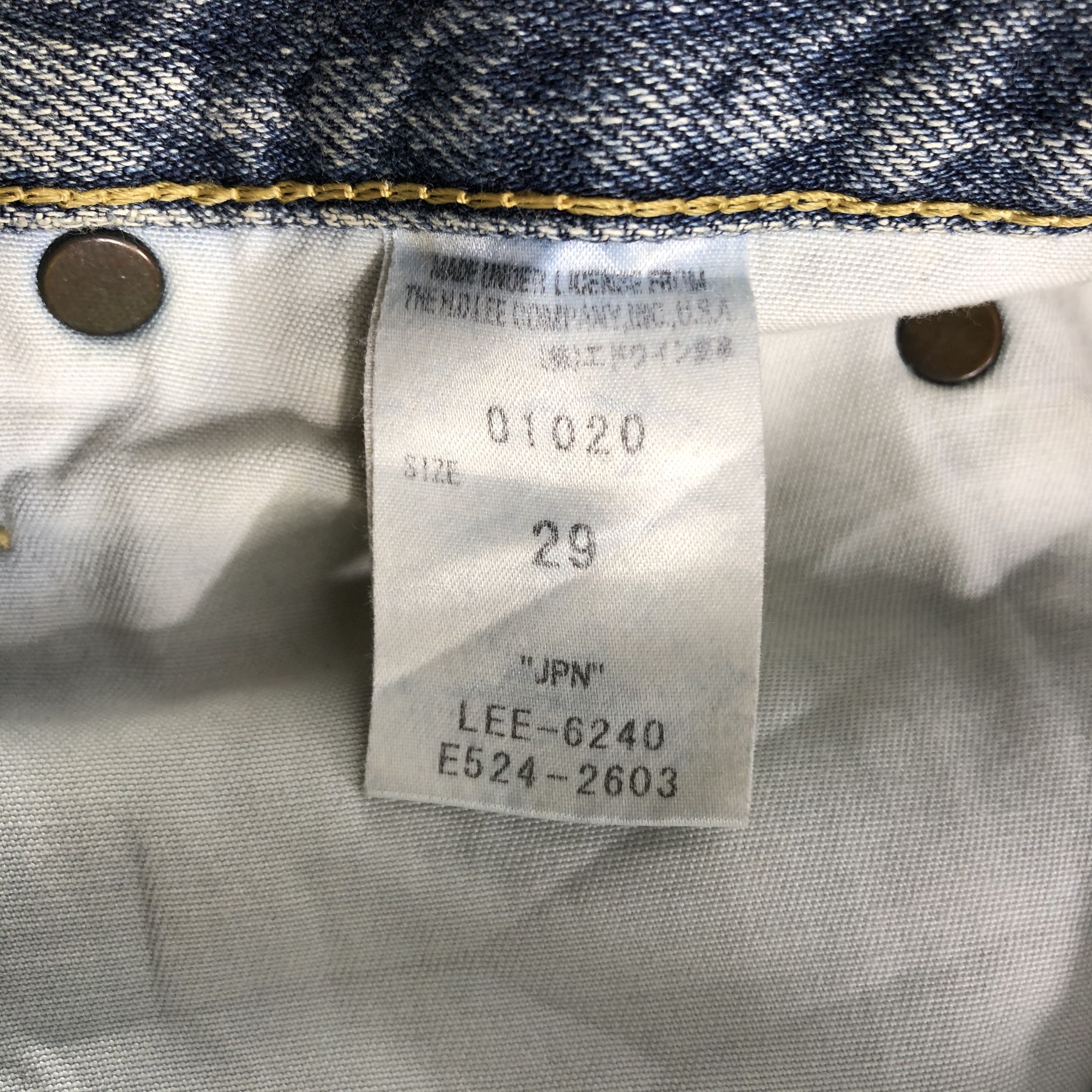 Lee Vintage Lee Flare Jeans Ripped Faded Blue KJ2531 Size US 29 - 9 Thumbnail