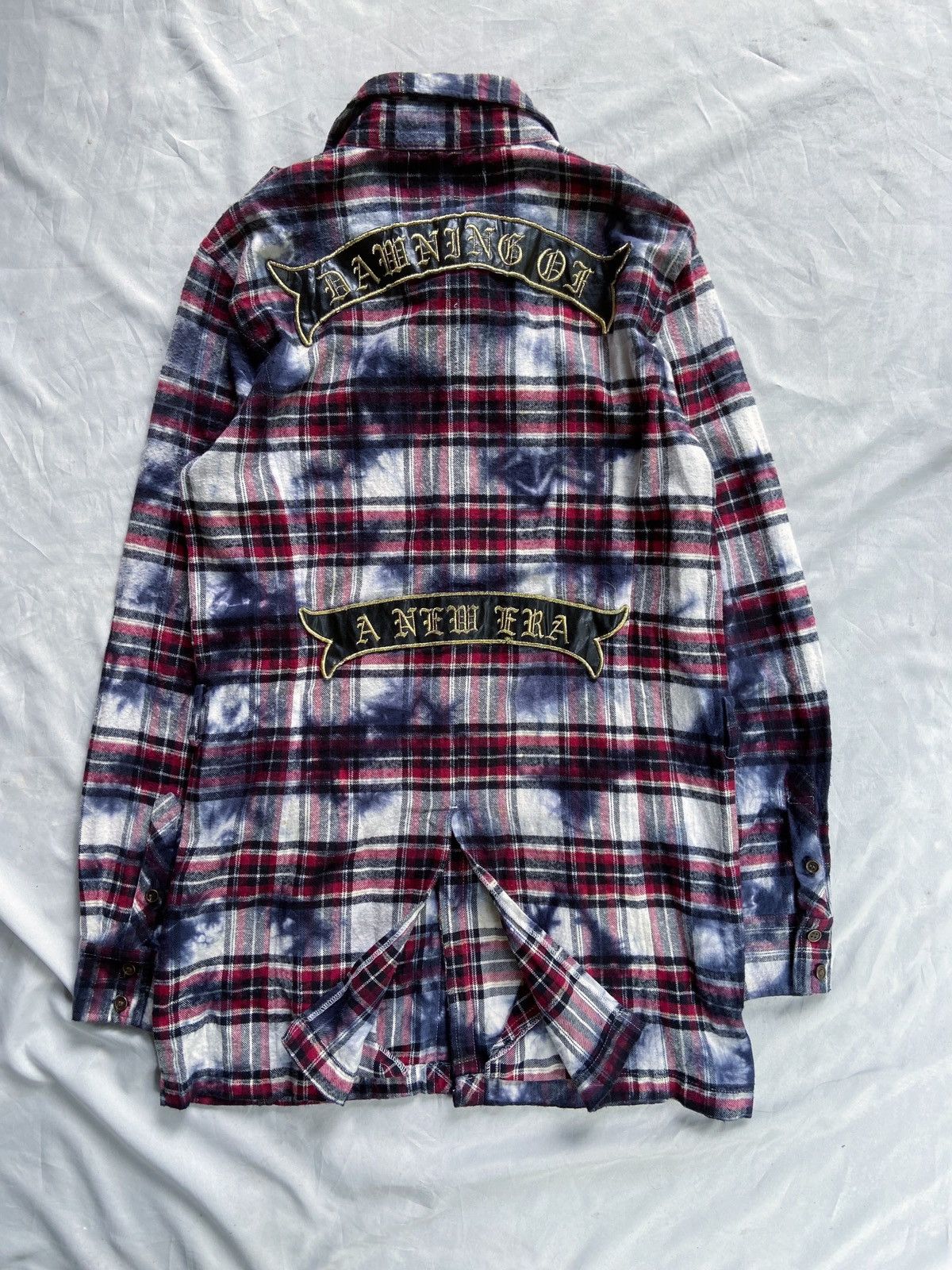 Japanese Brand PLACE PLAN TIE DYE BUTTON DOWN SHIRT COAT STYLE Size US L / EU 52-54 / 3 - 1 Thumbnail