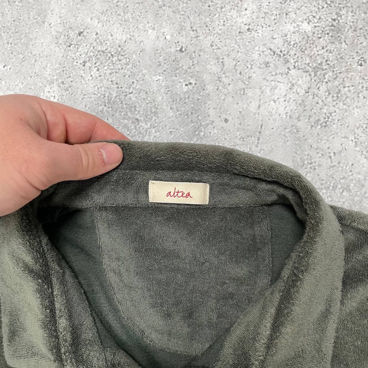 Altea Altea Terry Towelling Polo Shirt Green Size L Size US L / EU 52-54 / 3 - 7 Thumbnail