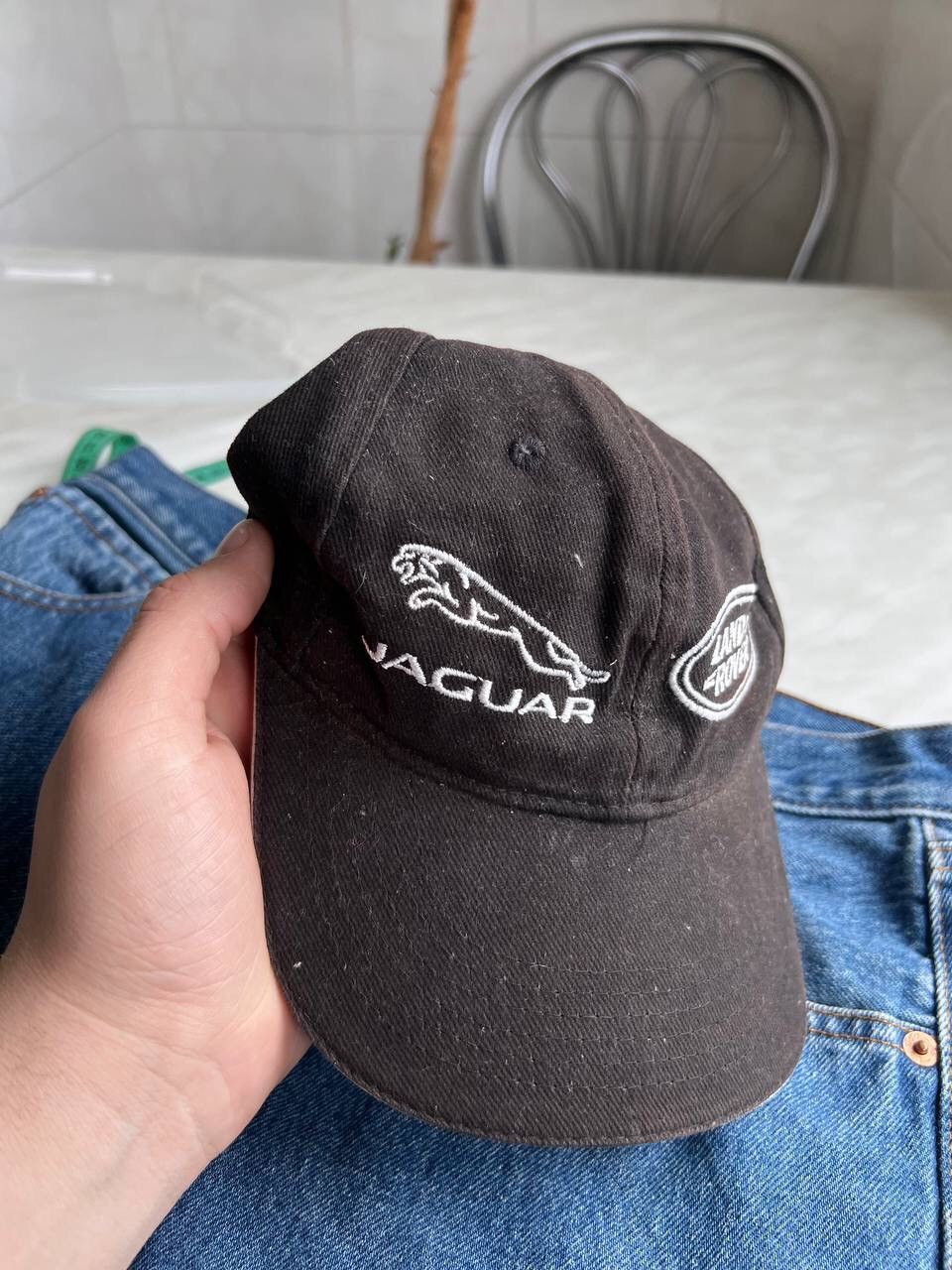Japanese Brand VINTAGE CAP HAT LAND ROVER JAGUAR RACING AUTO BLACK FADED Size ONE SIZE - 2 Thumbnail