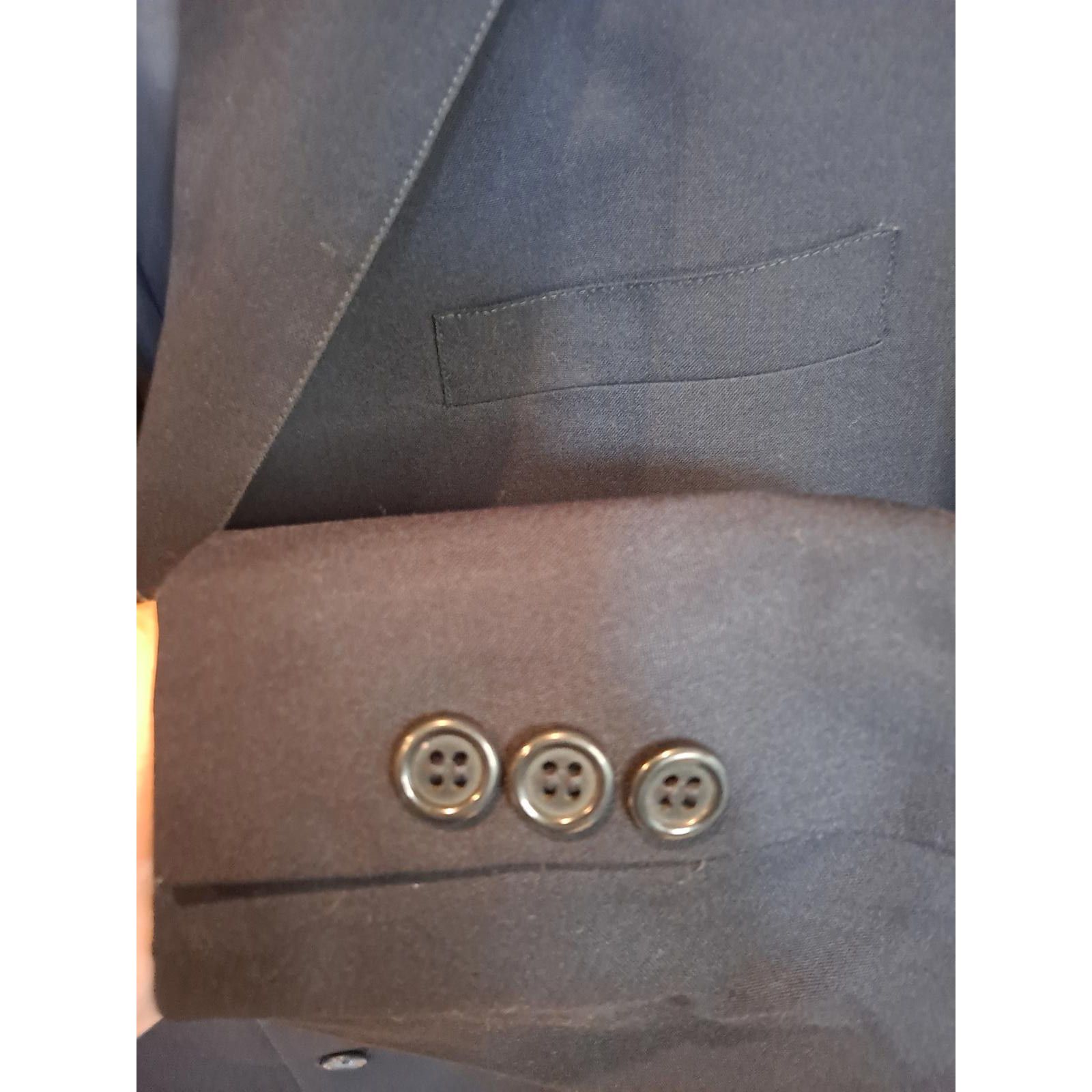 Brooks Brothers Brooks Brothers Blue 3 Button Blazer 100% Wool Size 50R - 2 Thumbnail