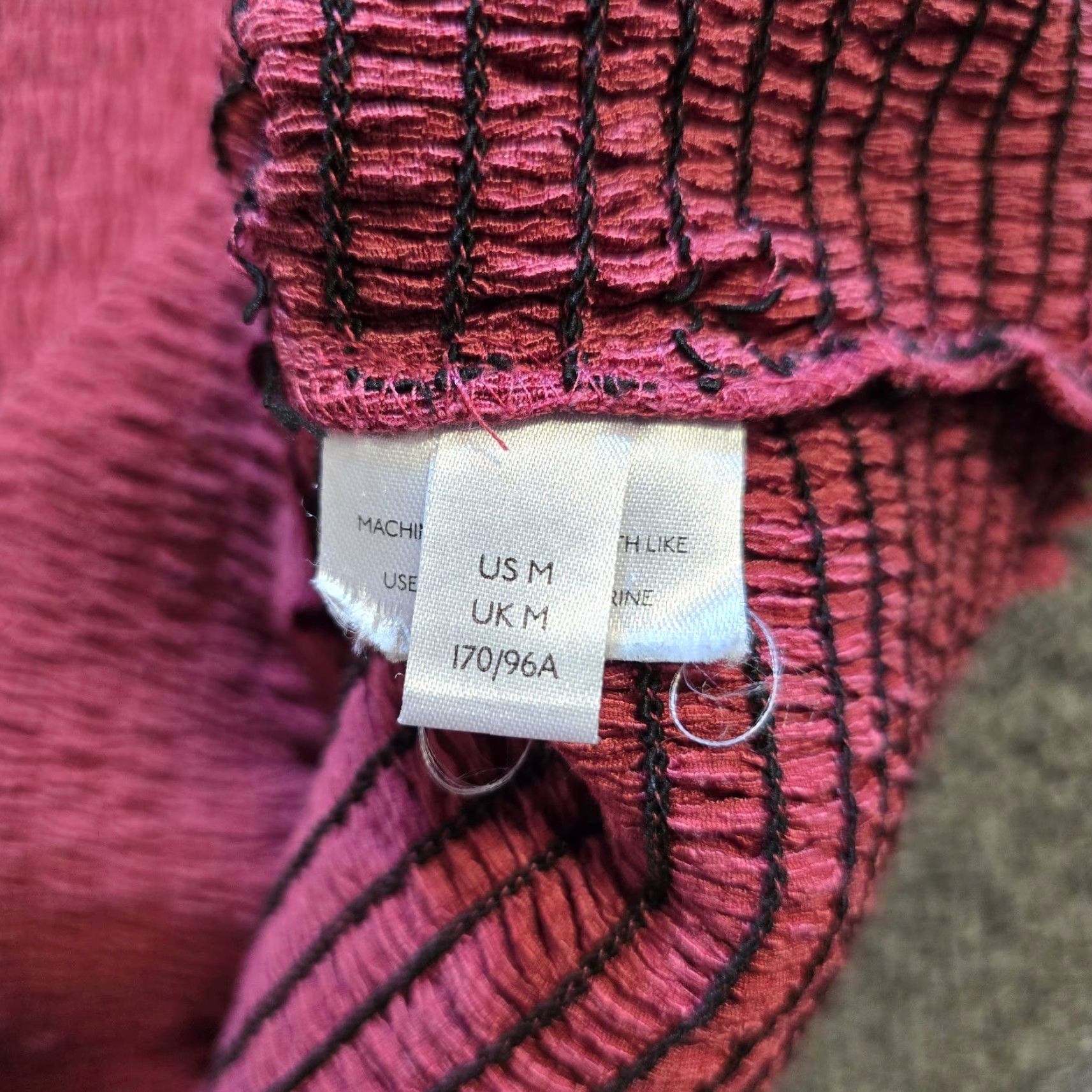Anthropologie Anthropologie Blouse Womens Size M Pink Smocked Balloon Sleeve Knit Lightweight Boho Casual Shirt Womens Size M / US 6-8 / IT 42-44 - 7 Thumbnail