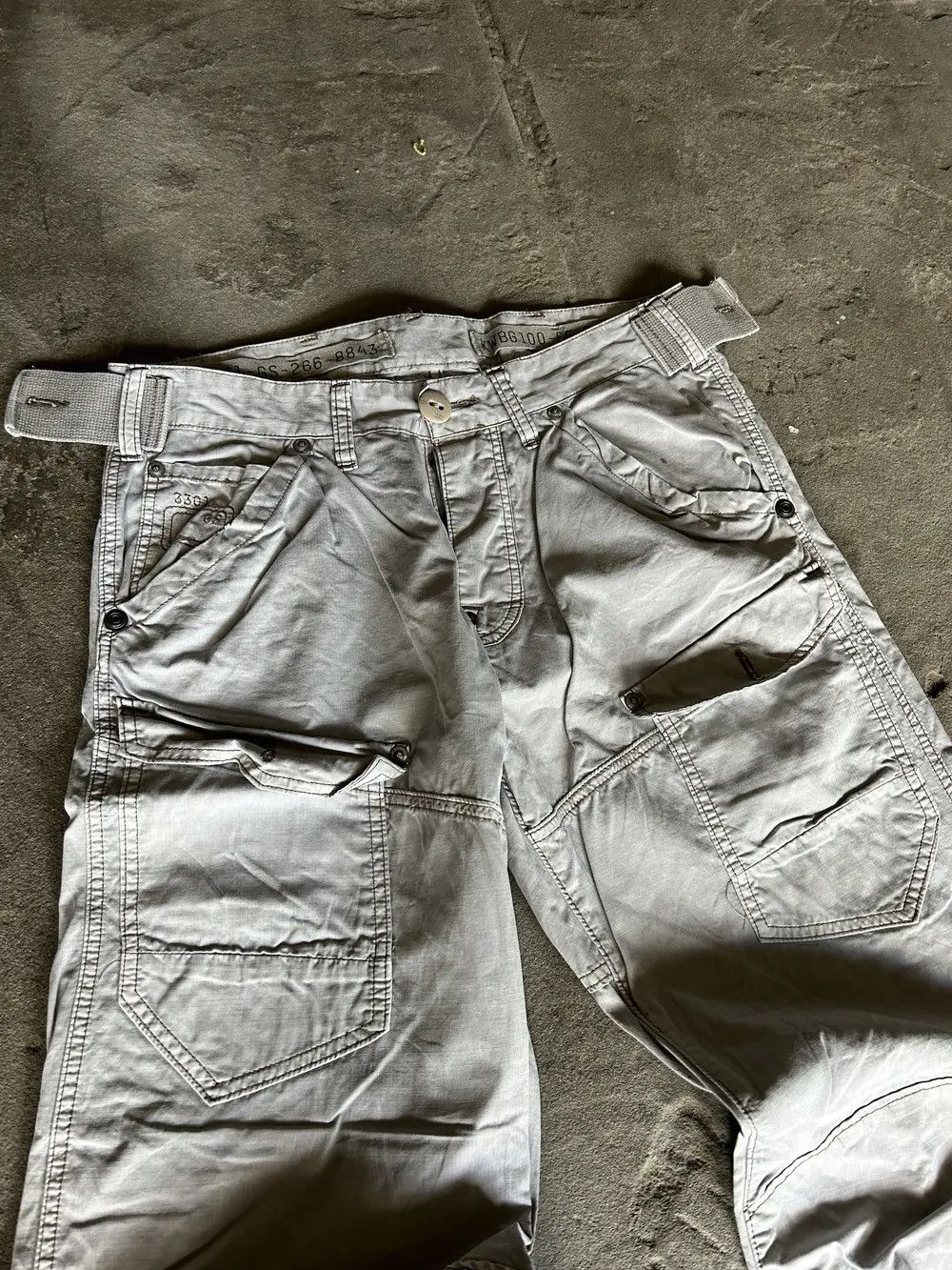 Other Vintage Hysteric Glamour Balenciaga Style Cargo Jeans 90s Size US 32 / EU 48 - 3 Thumbnail