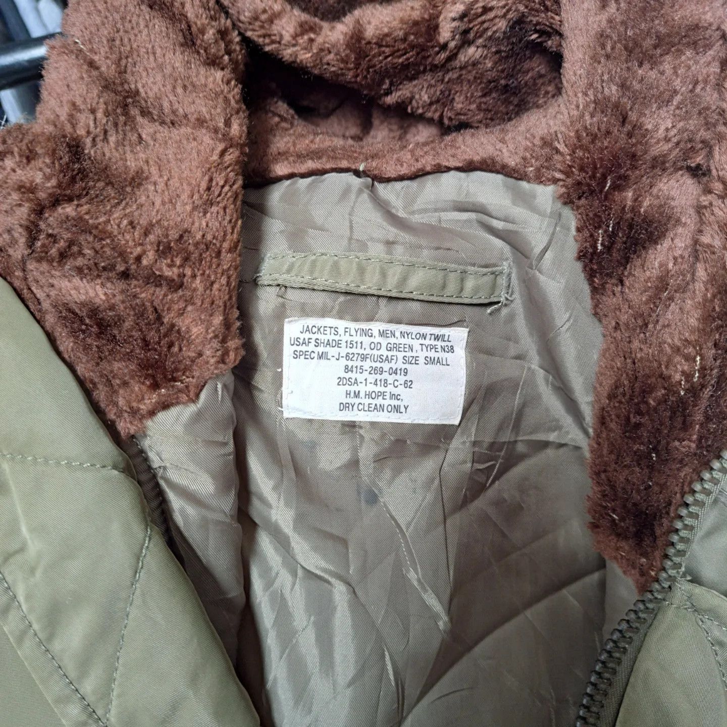 Vintage Vintage N38 U.S Flying Jacket Size US S / EU 44-46 / 1 - 2 Thumbnail