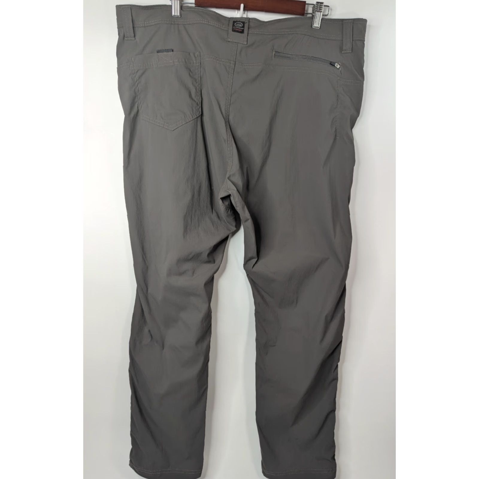 Wrangler Wrangler Pants Mens 40X30 Gray Flex Cargo Workwear Belted 5-Pocket Nylon Spandex Straight Regular Size US 40 / EU 56 - 3 Thumbnail