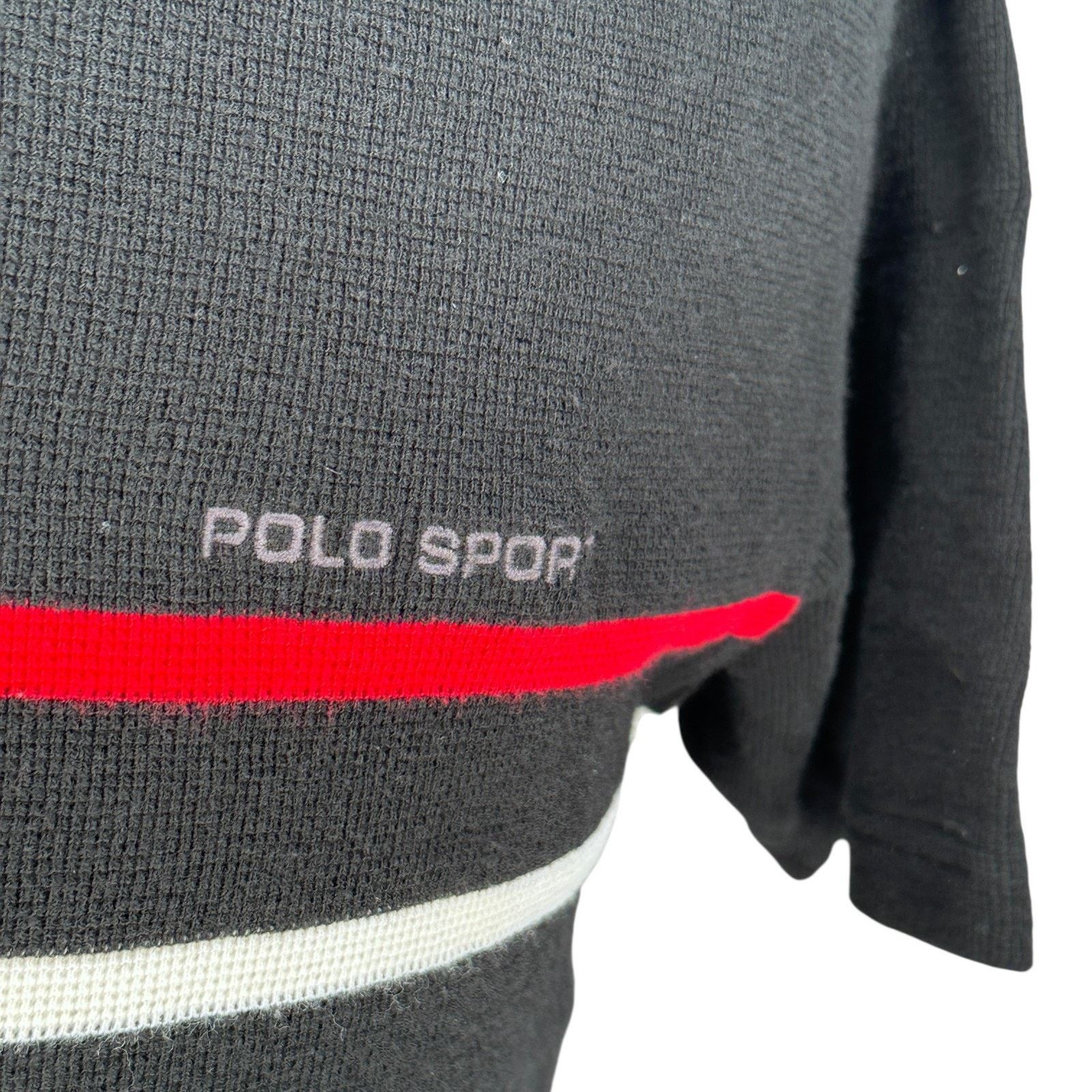Polo Ralph Lauren Vintage Ralph Lauren Polo Sport Shirt Men's Medium Black 90s Size US M / EU 48-50 / 2 - 4 Thumbnail