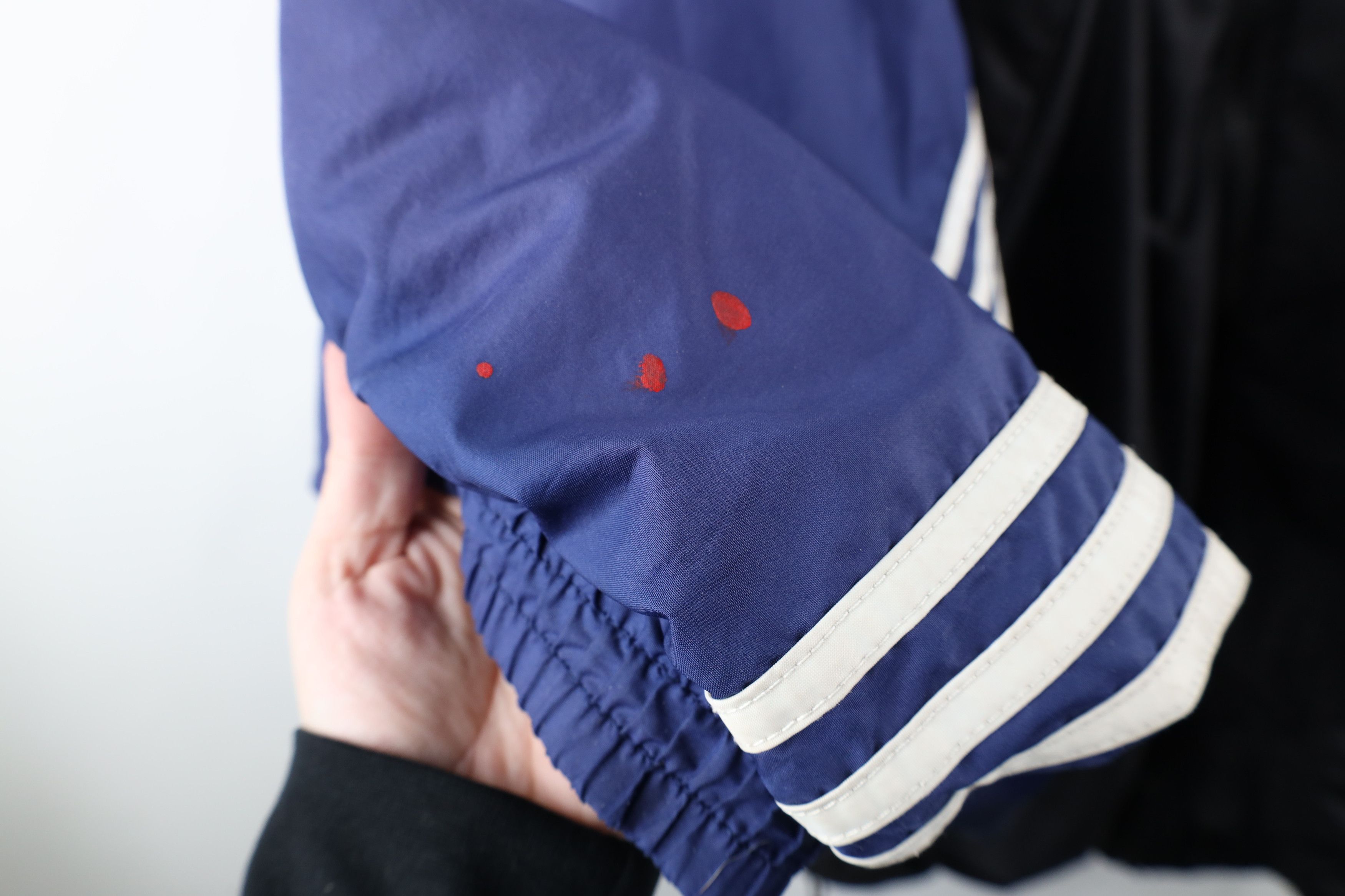 Adidas × Vintage Vintage Adidas Striped Spell Out Hooded Puffer Jacket Size US XXL / EU 58 / 5 - 10 Thumbnail