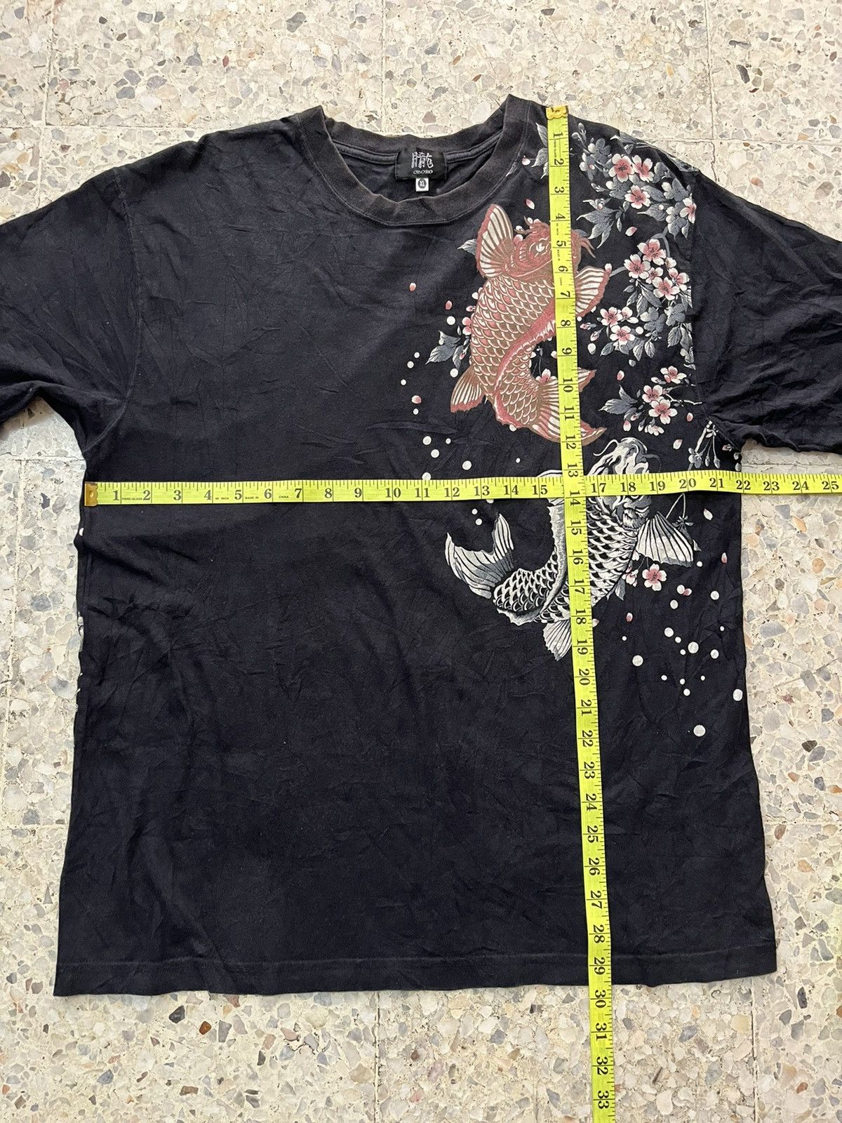 Karakuri Tamashii RARE Overprint Japanese Traditional Art Koi Fish Wagara Size US XL / EU 56 / 4 - 10 Thumbnail