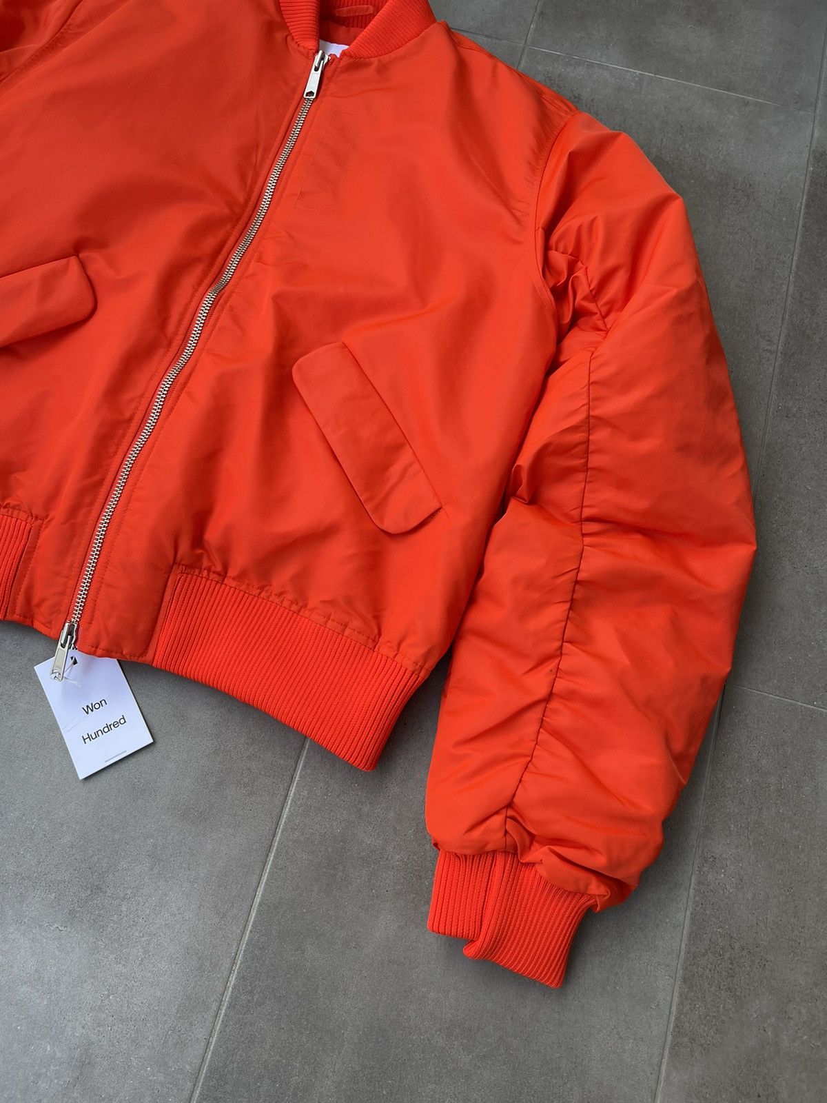 Acne Studios !DS! SS23 Won Hundred Reykjavik M Red Bomber Jacket Size US L / EU 52-54 / 3 - 10 Thumbnail