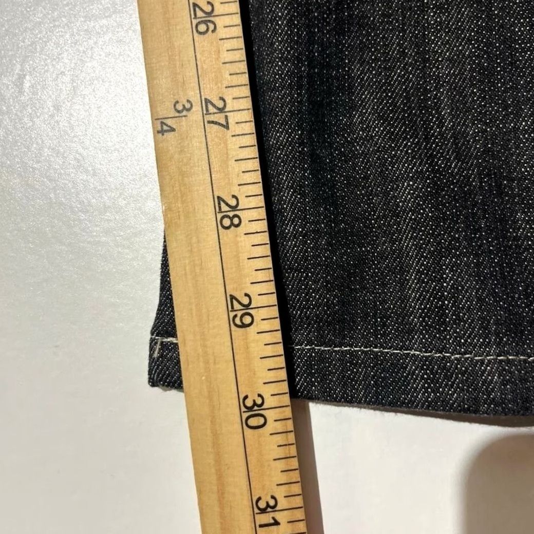7 For All Mankind VINTAGE 7 For All Mankind Gray Distressed Straight Leg Jeans Women Size 29 Made In Usa Size 29" - 6 Thumbnail