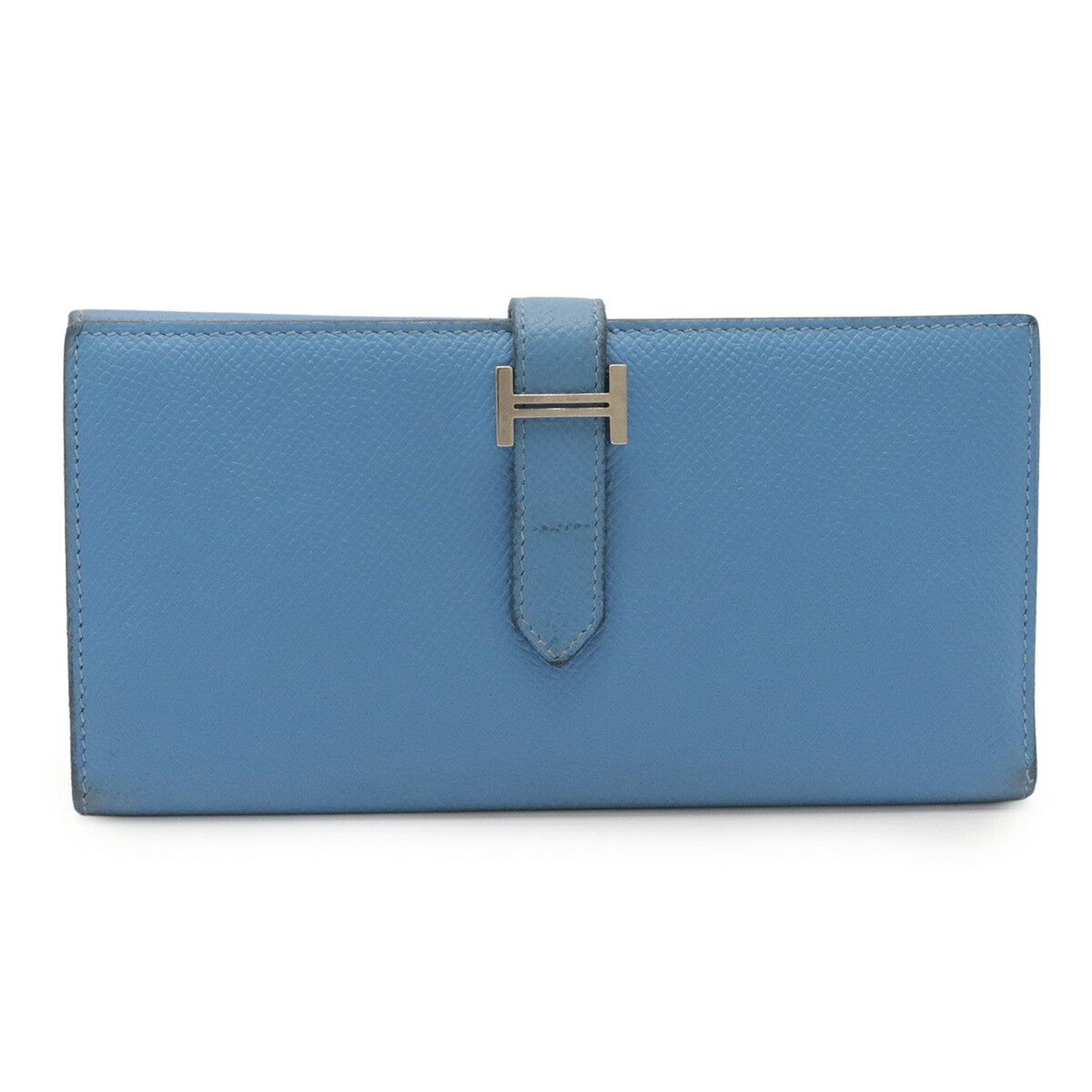 Hermes Hermes Hermès Béarn 2PLIS VEAU EPSOM Long Wallet Leather Long Wallet Stamp T (2015) DUTY FREE for USA Size ONE SIZE - 1 Thumbnail