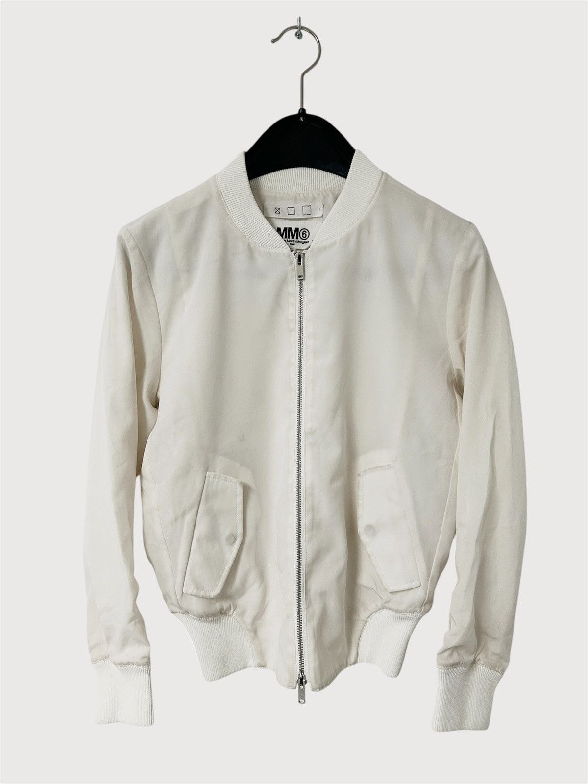 Maison Margiela SS2014 All-White Bomber Jacket Size US XS / EU 42 / 0 - 1 Thumbnail
