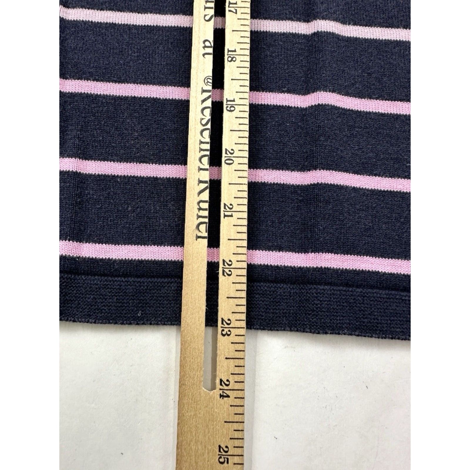 Talbots Talbots Shirt Womens Small Blue Striped Shoulder Tie 3/4 Sleeves Size S / US 4 / IT 40 - 6 Thumbnail