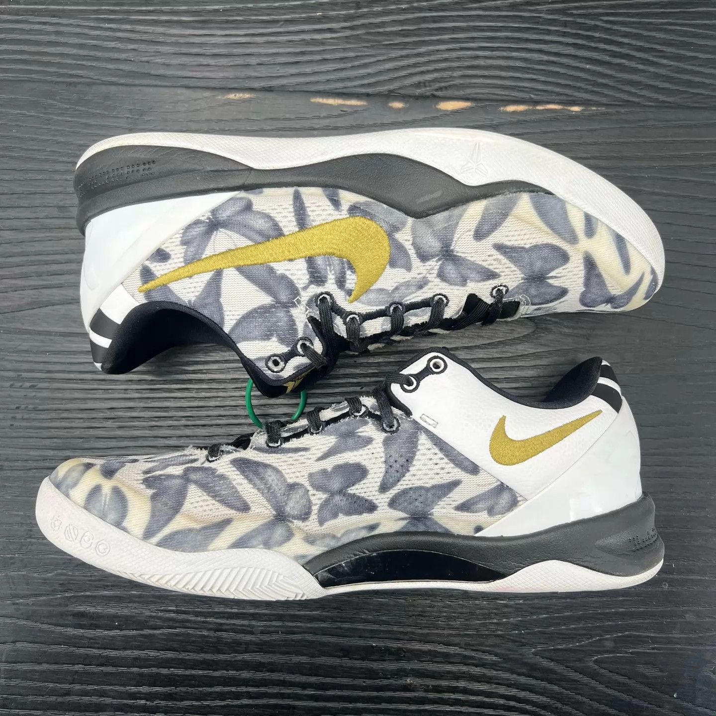 Nike zk8 gigi jacket black white gold 44 Size US 10 / EU 43 - 2 Thumbnail