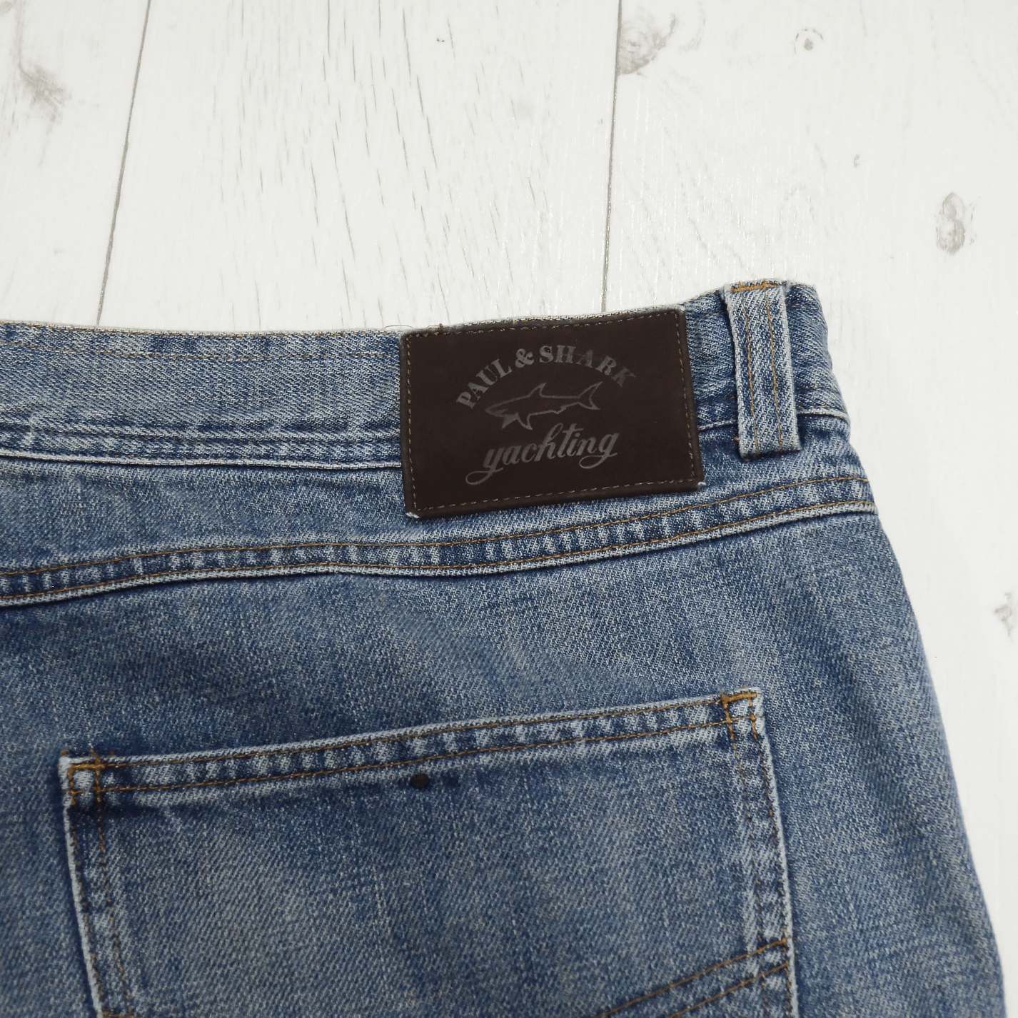 Paul & Shark × Vintage Vintage Paul & Shark Yachting Jeans Big Size 42 Blue Denim Size US 42 / EU 58 - 7 Thumbnail