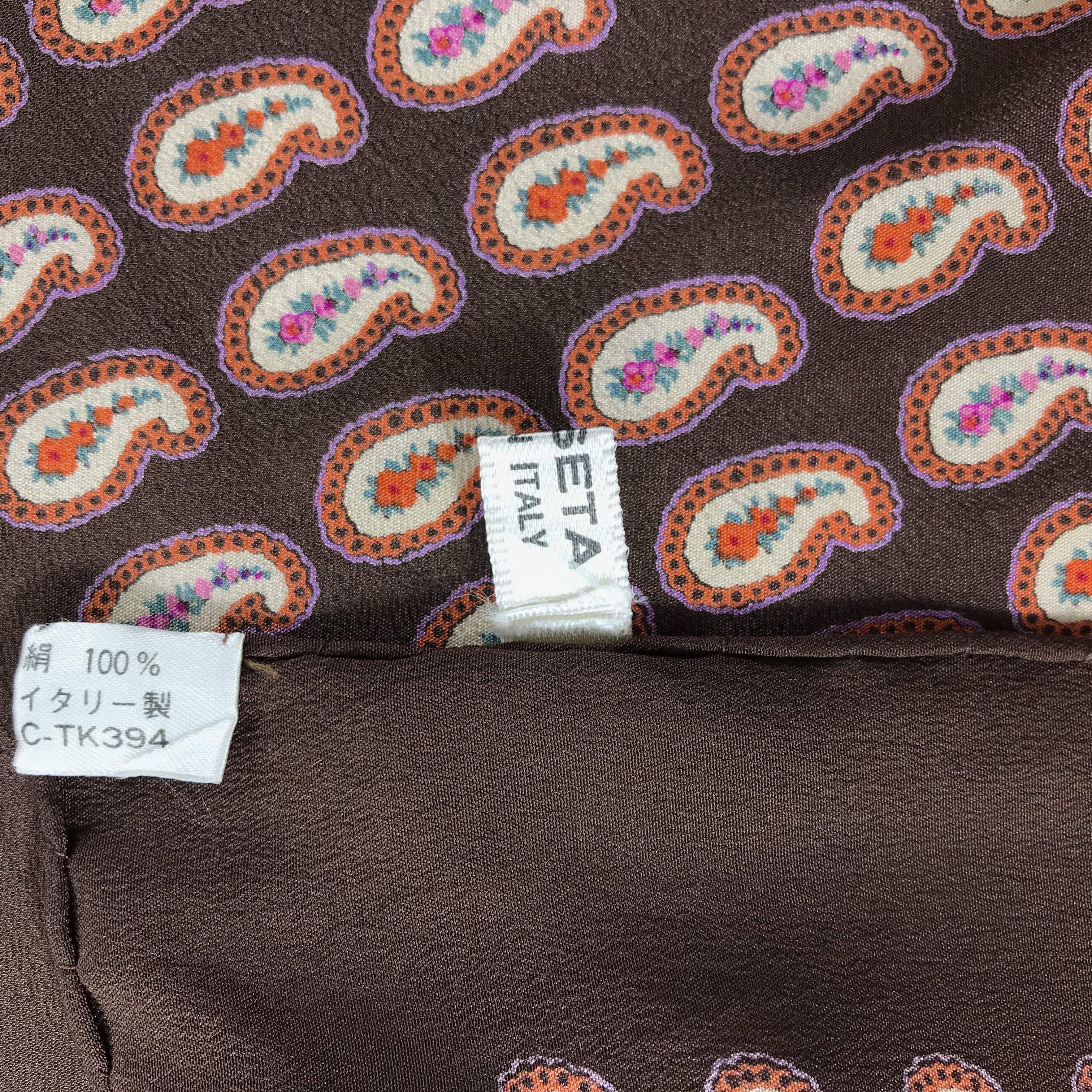 Hanae Mori Vintage Hanae Mori Silk Scarf Size ONE SIZE - 6 Thumbnail