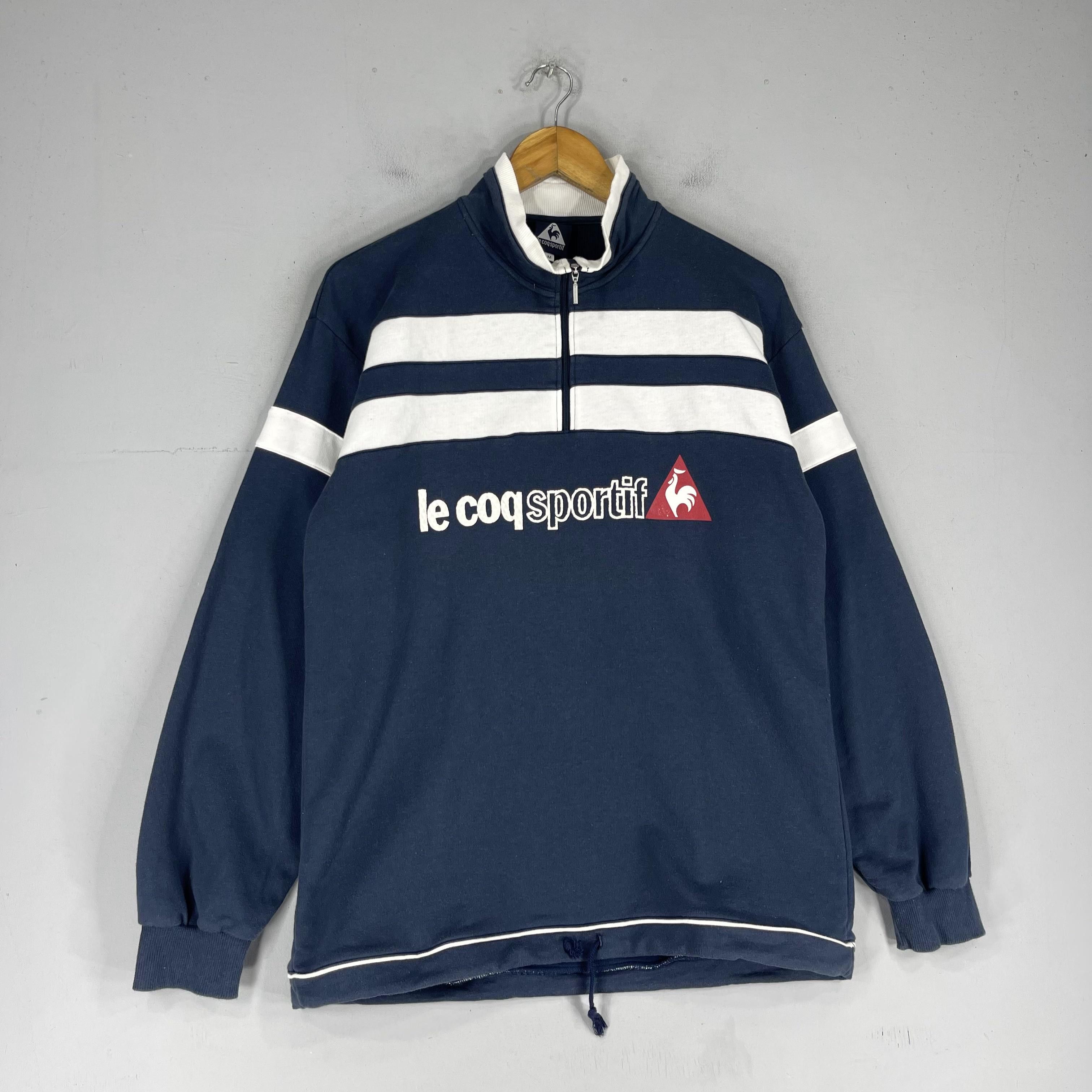 Le Coq Sportif × Vintage Vintage Y2K LE COQ SPORTIF Half Zipper Sweatshirt Size US M / EU 48-50 / 2 - 3 Thumbnail