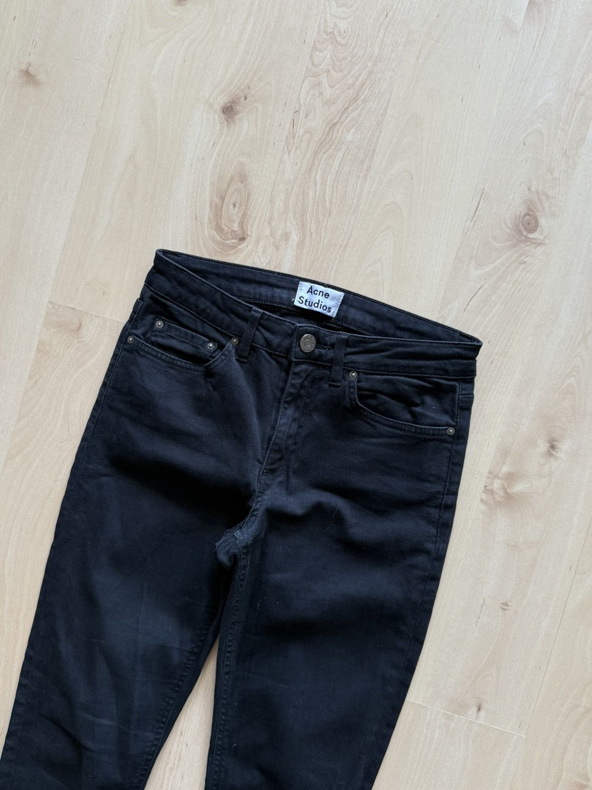 Acne Studios Acne Studios Skin 5 Black jeans 27/32 Size 27" / US 4 / IT 40 - 3 Thumbnail