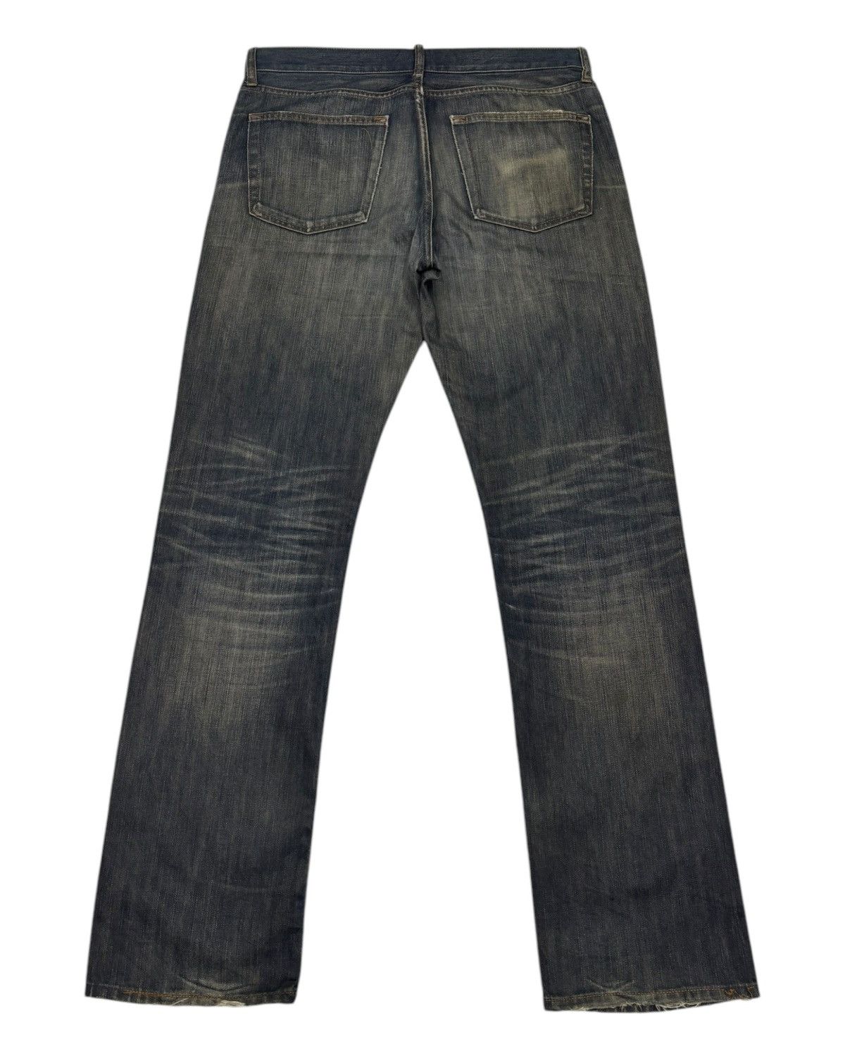 Undercover × Uniqlo DISTRESSED DENIM RUSTY MUD WASH UNIQLO UNDERCOVER STYLE JEAN Size US 36 / EU 52 - 3 Thumbnail