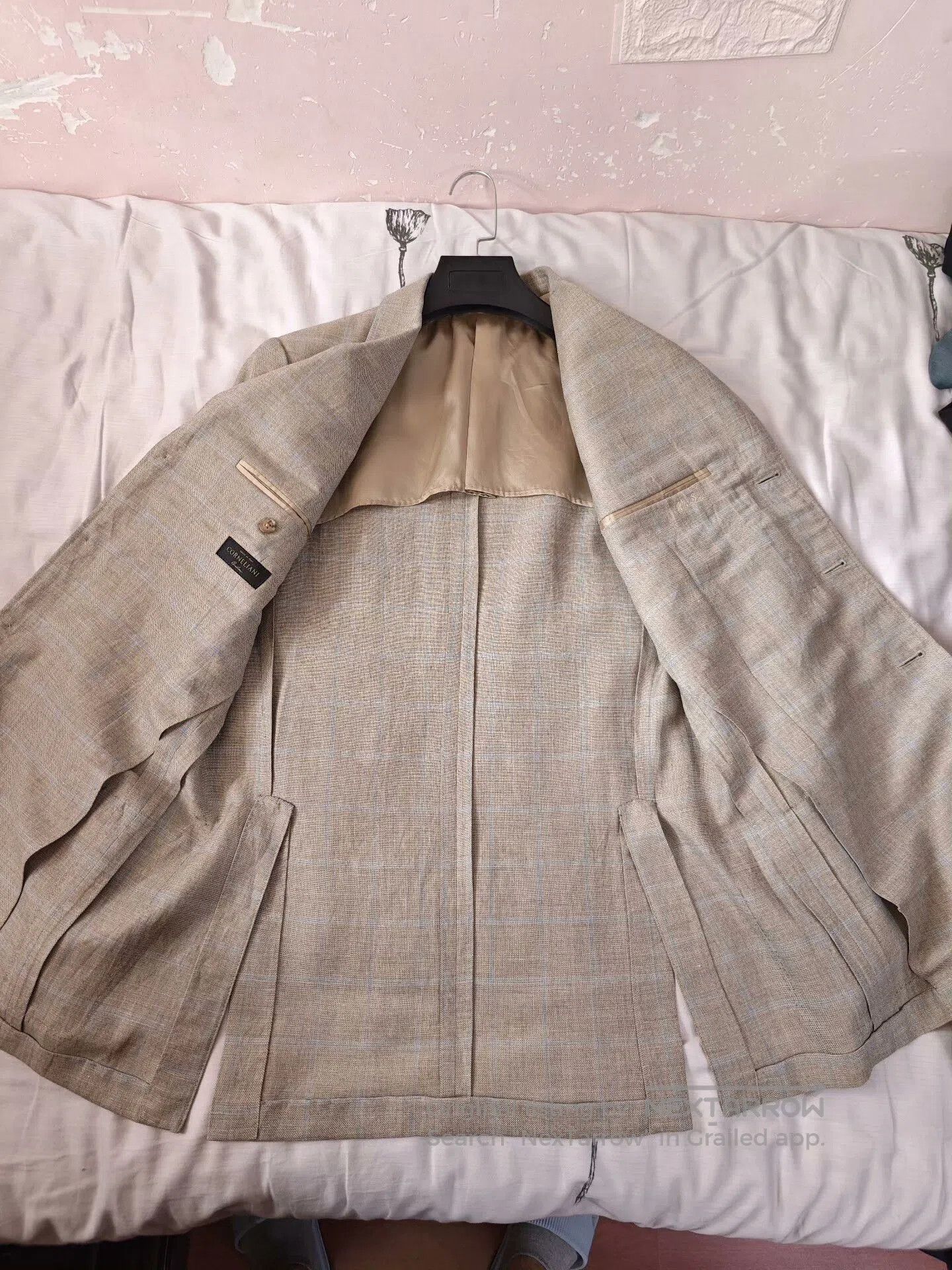 Corneliani Corneliani Italian Wool-Linen Suit Jacket. Size US M / EU 48-50 / 2 - 6 Thumbnail